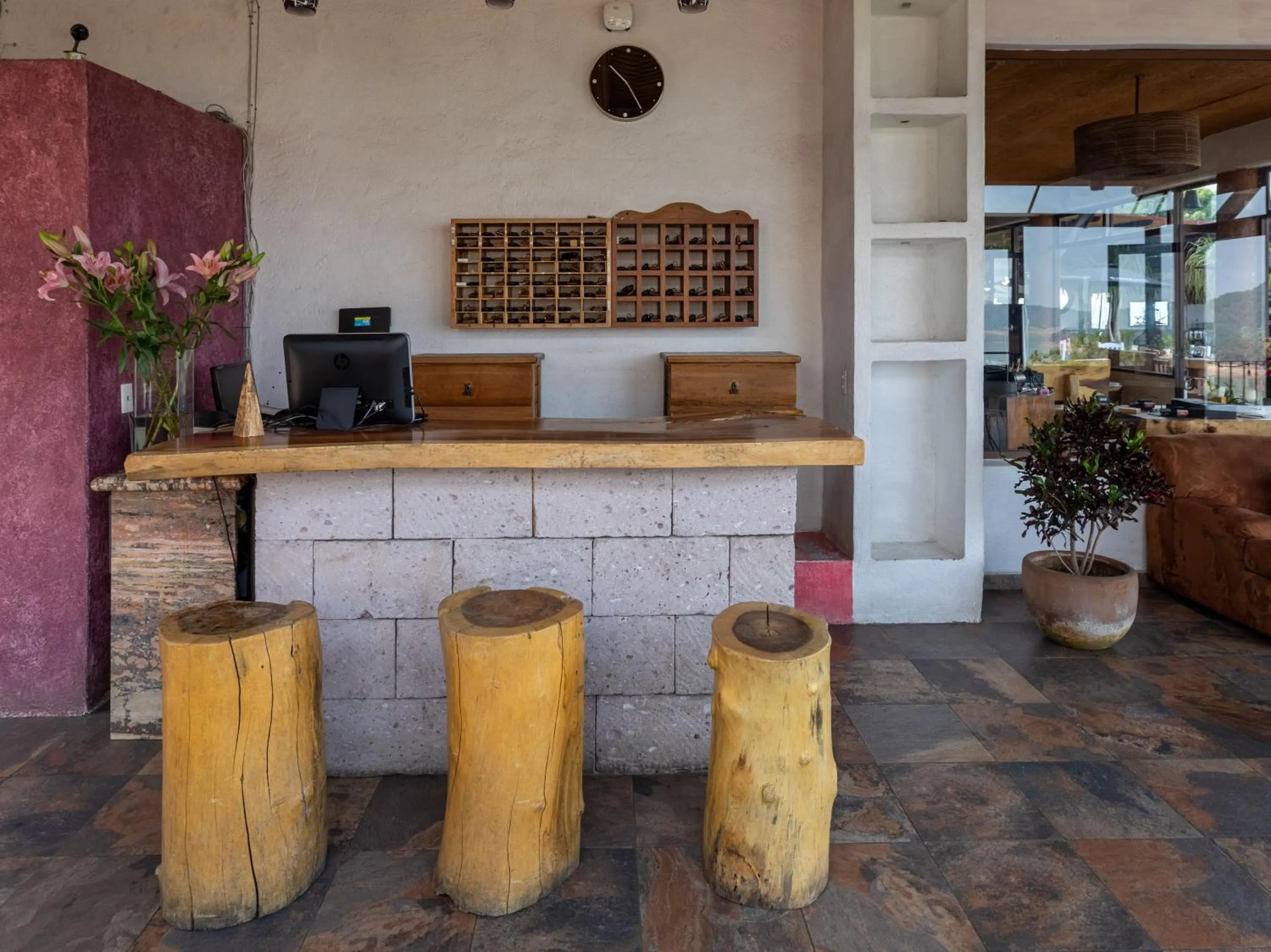 Lobby or reception in Hotel Santa Rosa