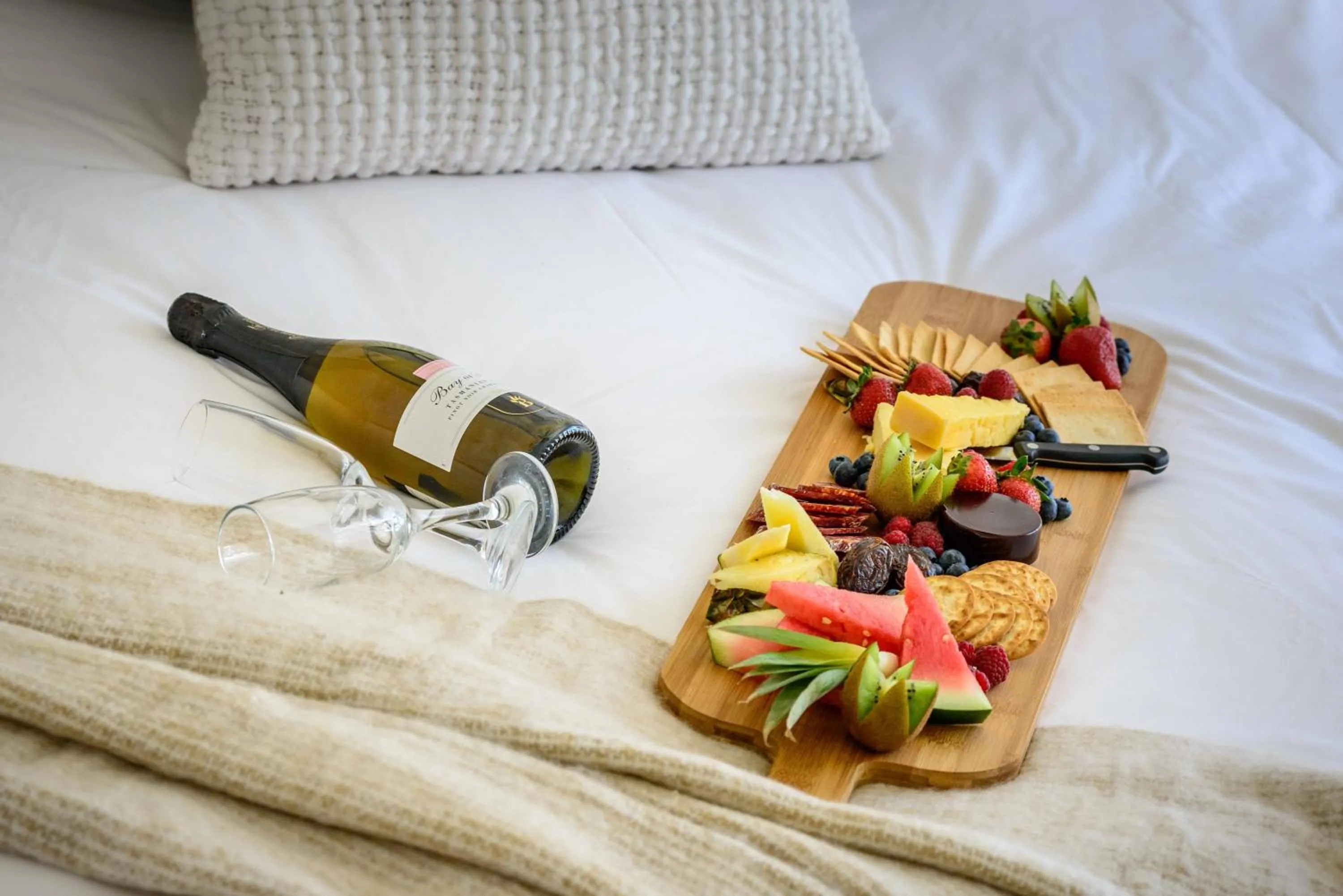 Bedroom in Georges Bay Apartments