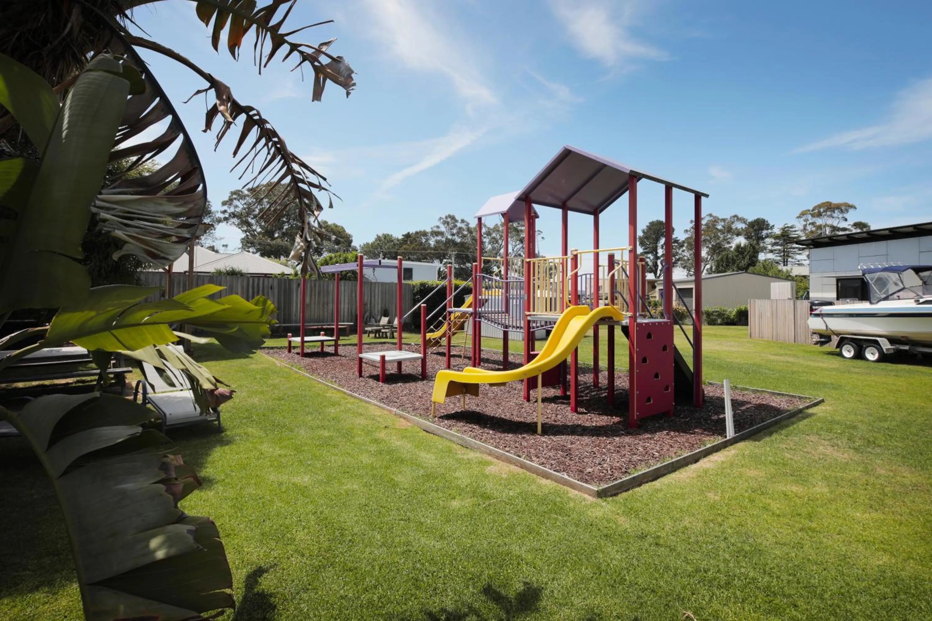 Children play ground in Georges Bay Apartments