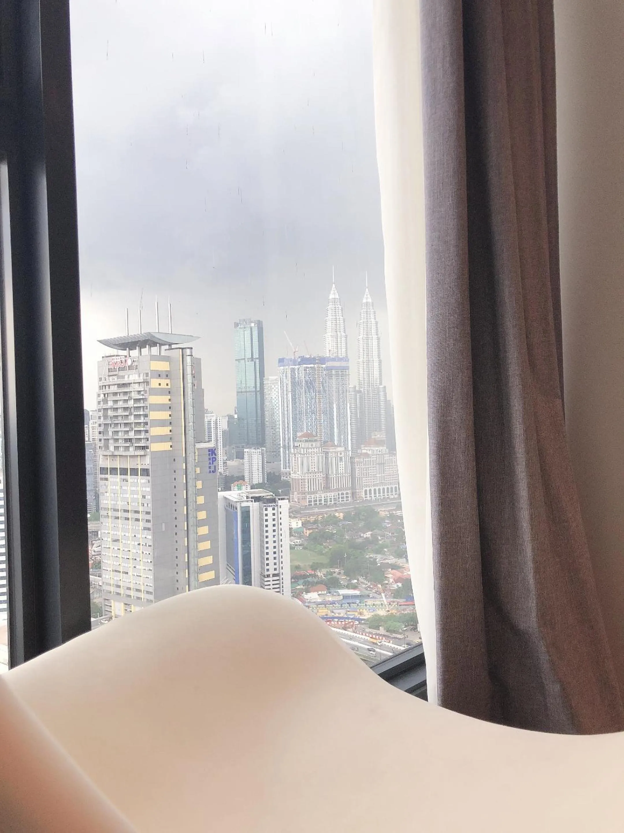 View (from property/room), Bed in Expressionz Suites, KLCC by Ozfun