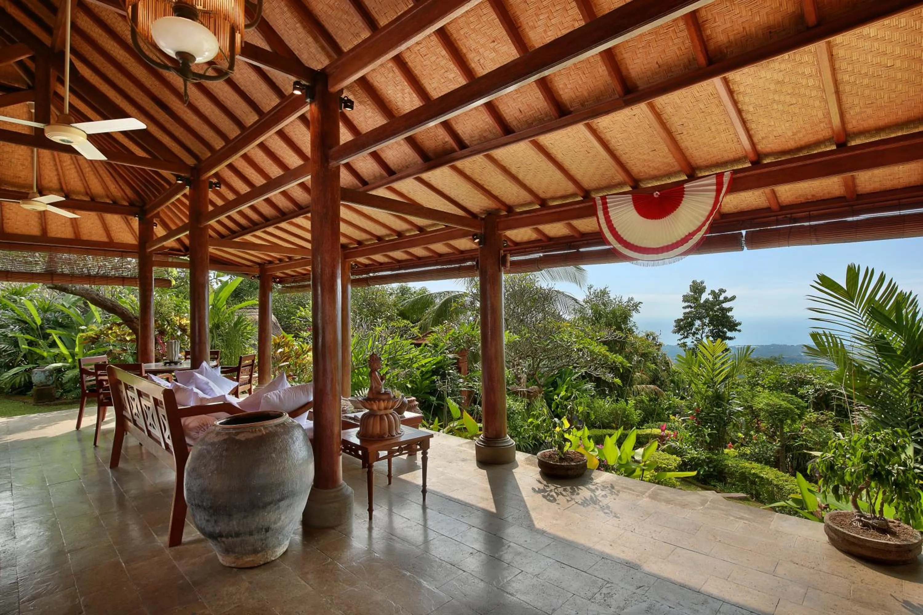 Garden view in Villa Patria