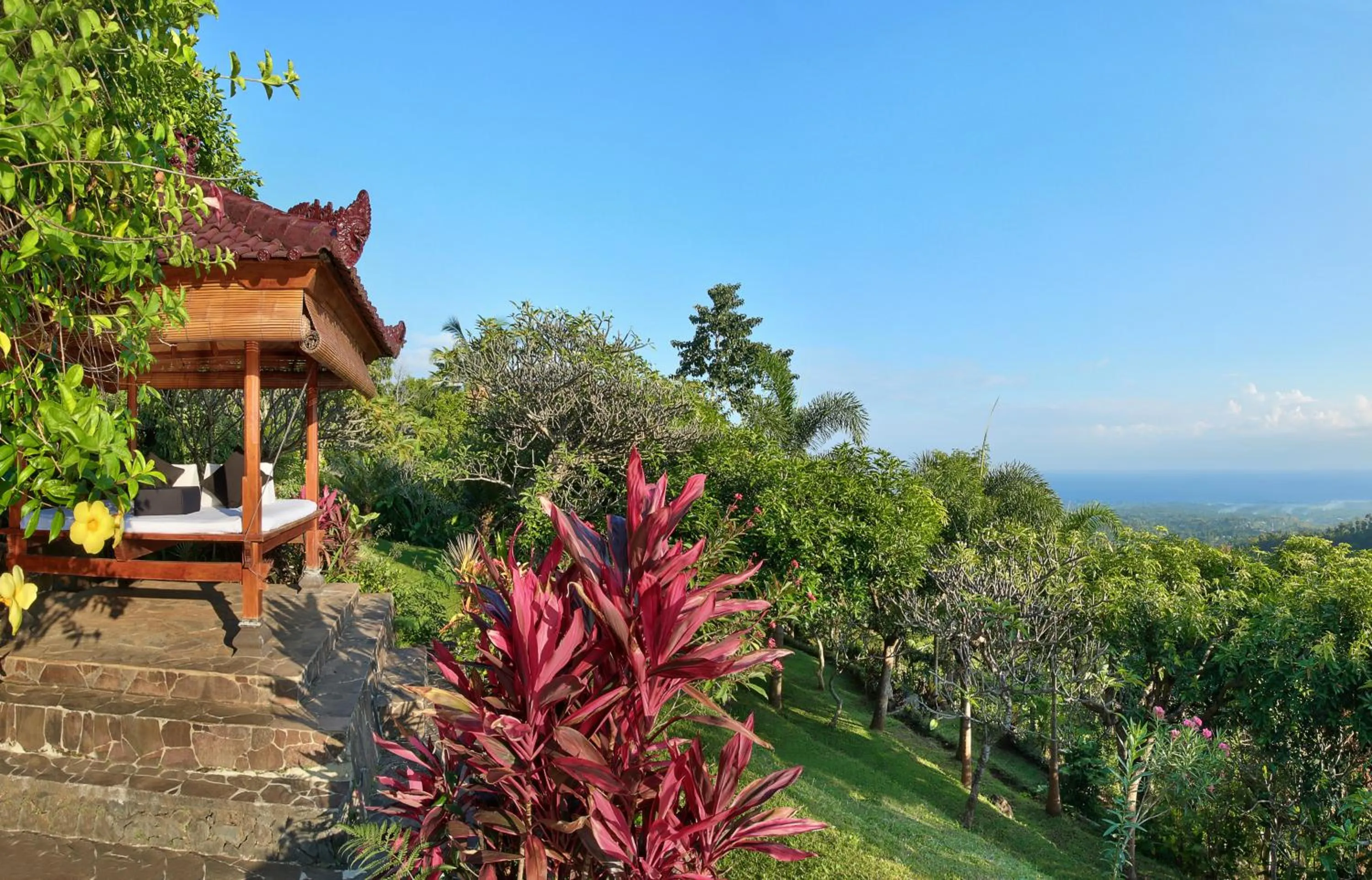 Garden view in Villa Patria