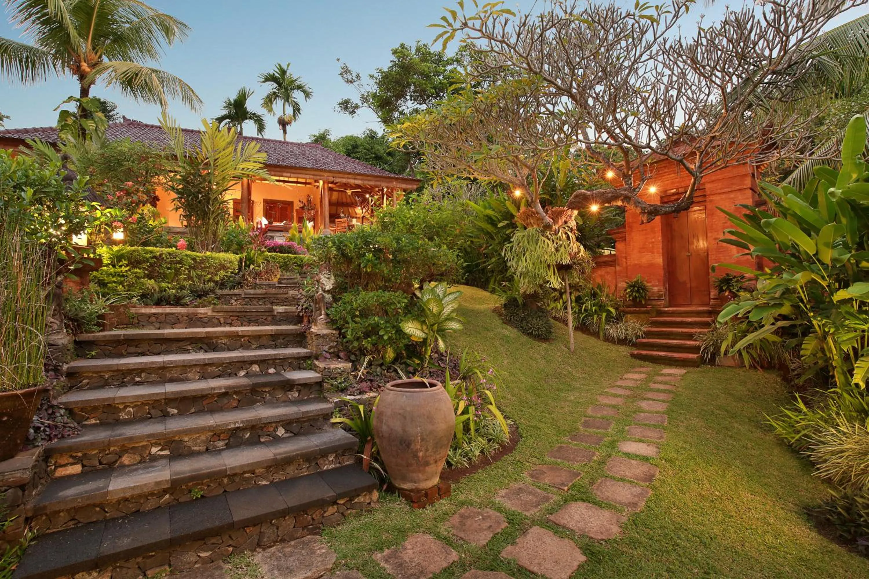 Garden view in Villa Patria