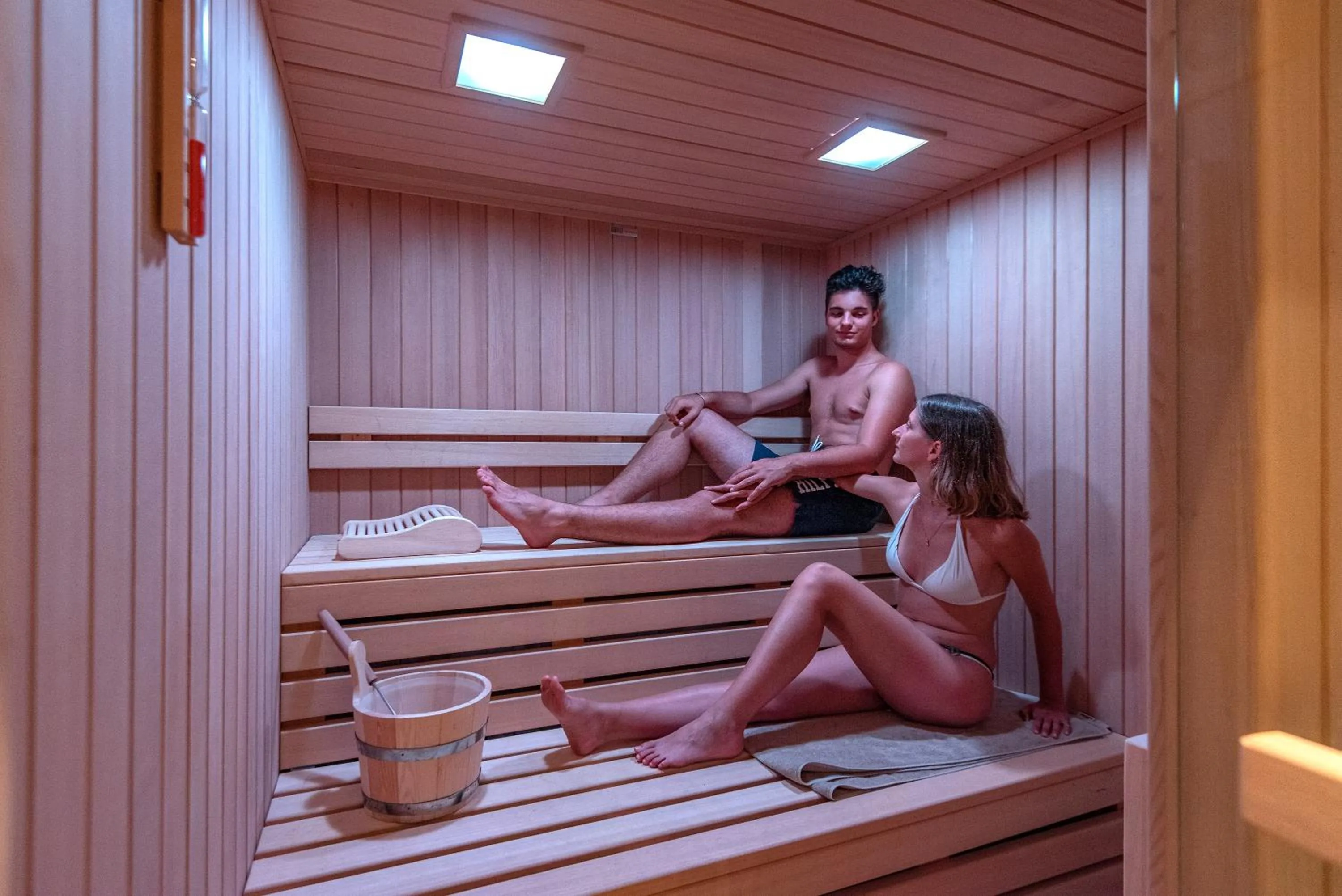Sauna in Borgo di Villa Cellaia Resort & SPA
