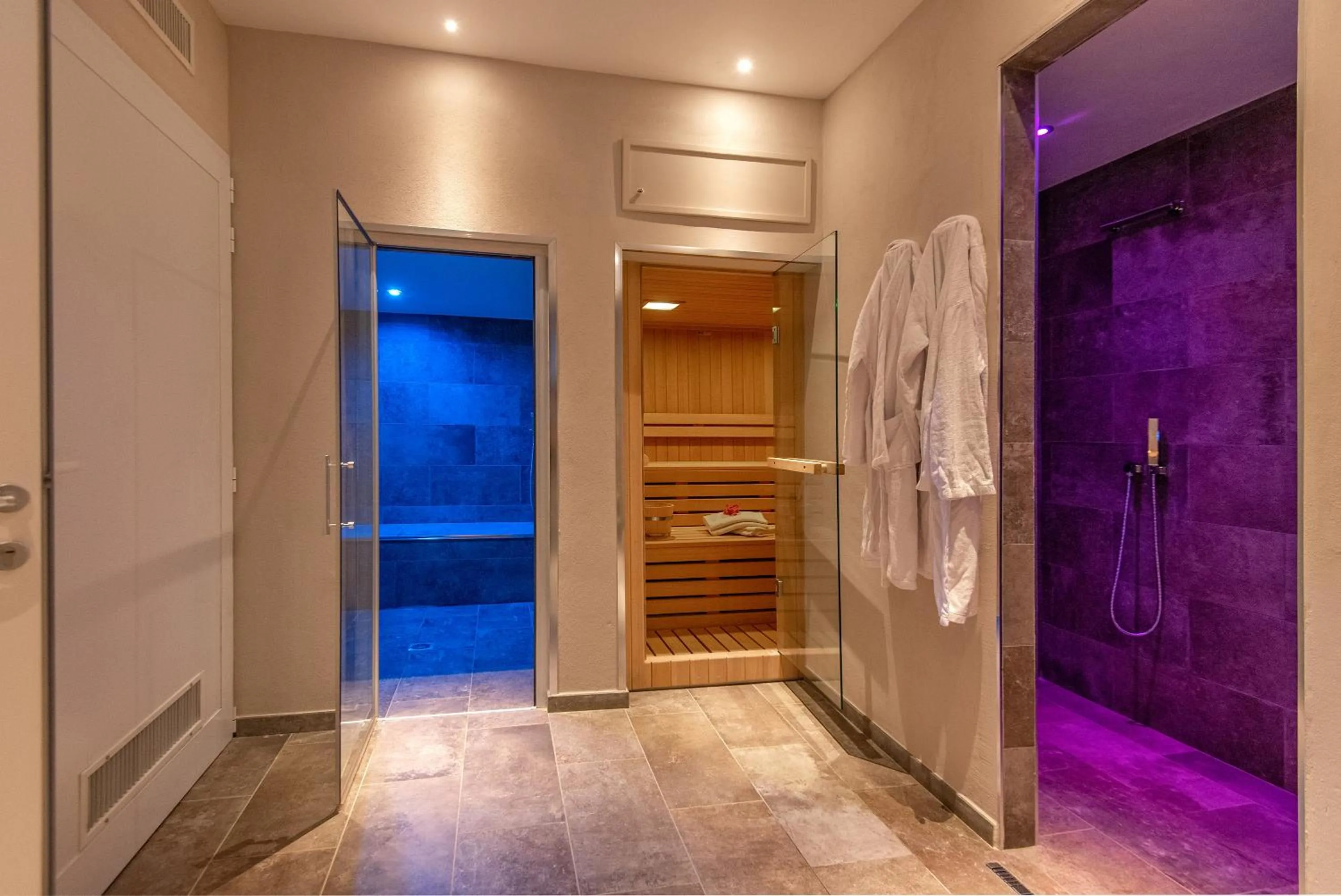 Sauna in Borgo di Villa Cellaia Resort & SPA