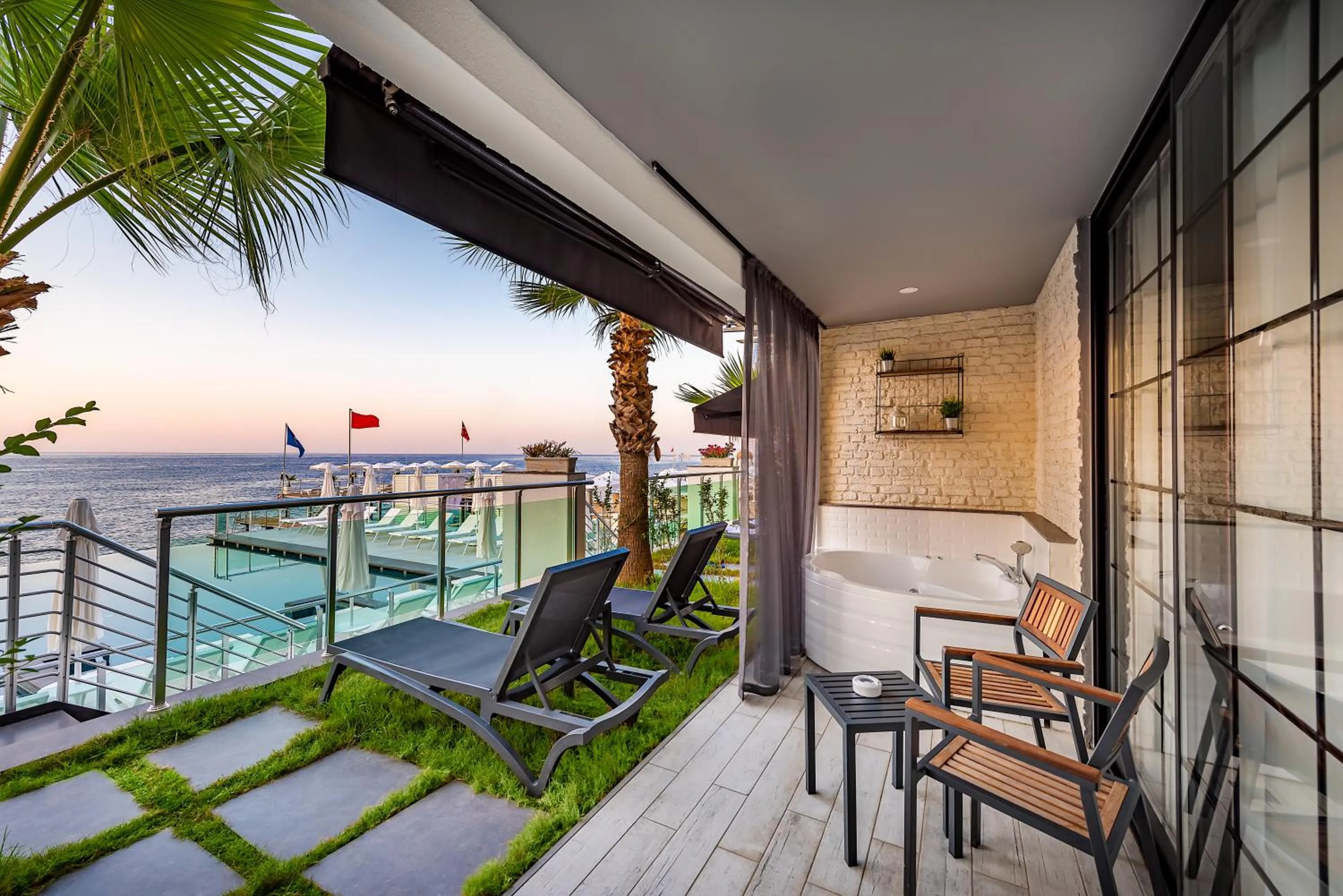 Balcony/Terrace in White City Resort Hotel - Ultra All Inclusive