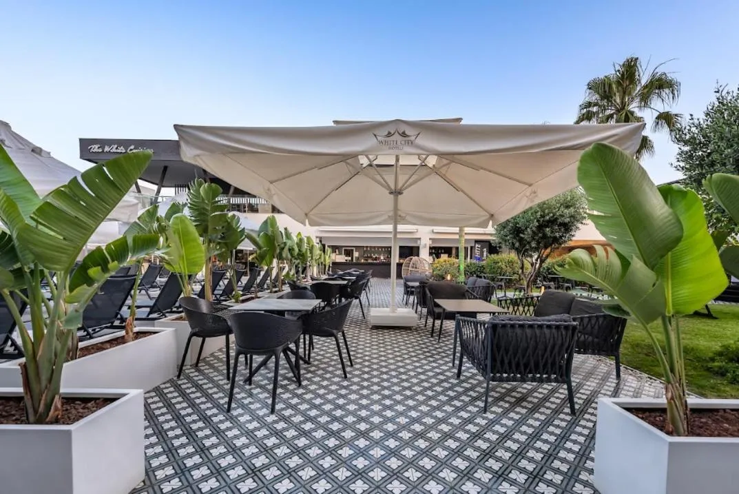 Patio in White City Resort Hotel - Ultra All Inclusive