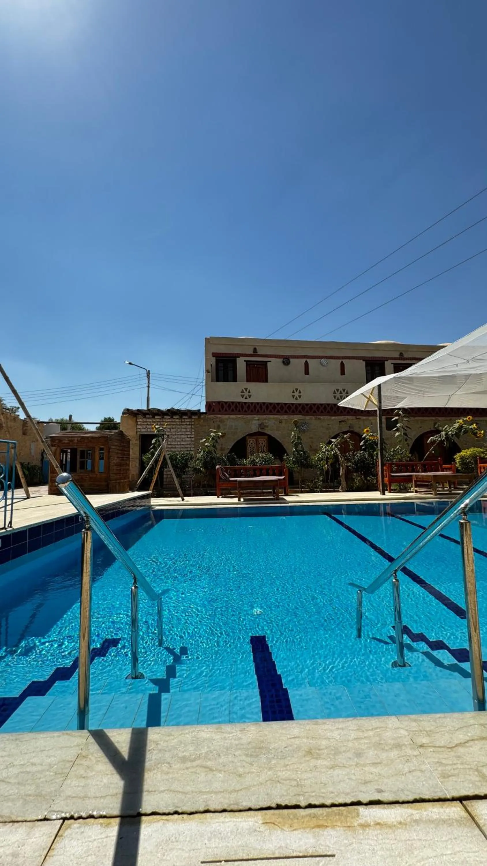 Swimming pool in Zad El Mosafer Guest House