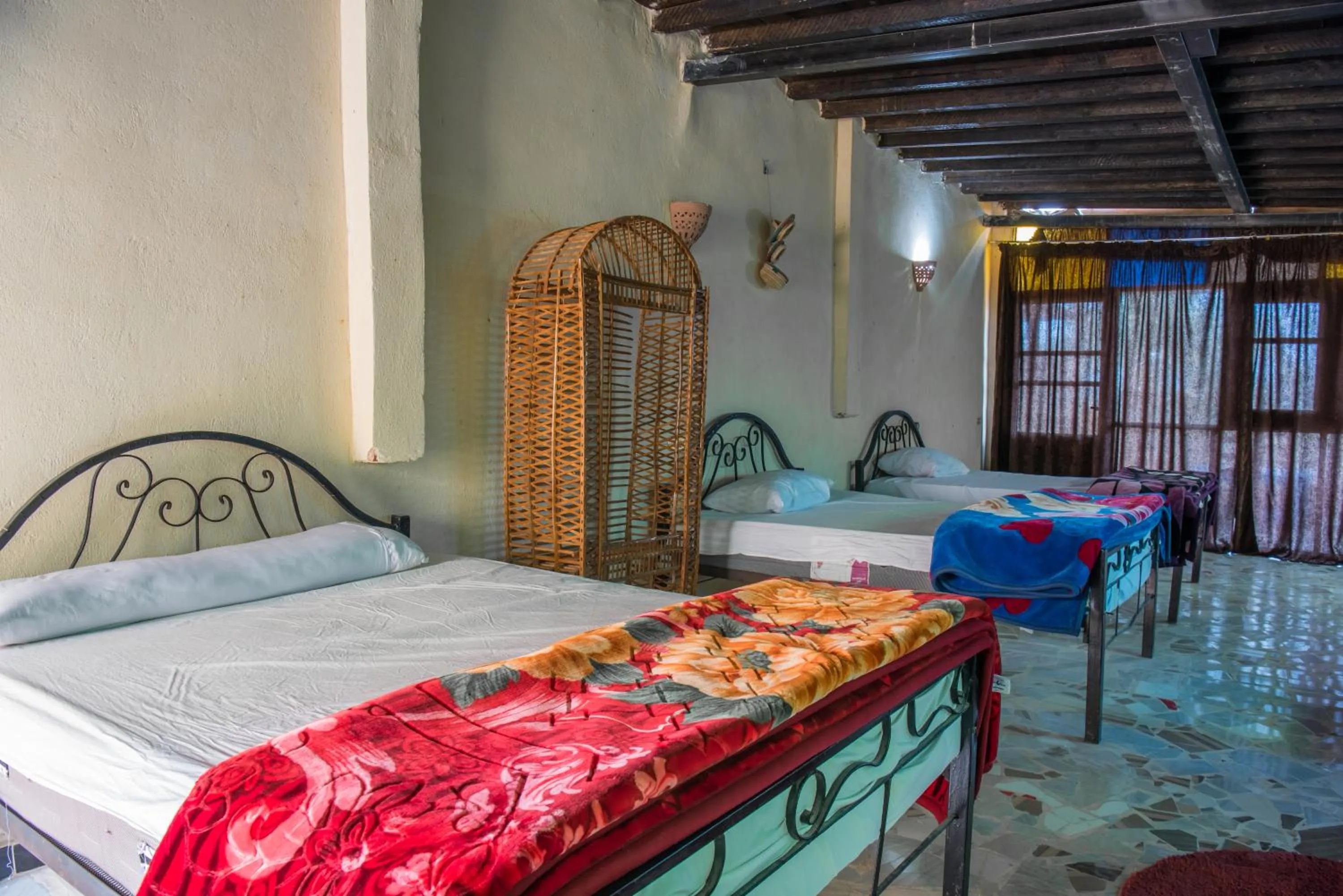 Bed in Zad El Mosafer Guest House