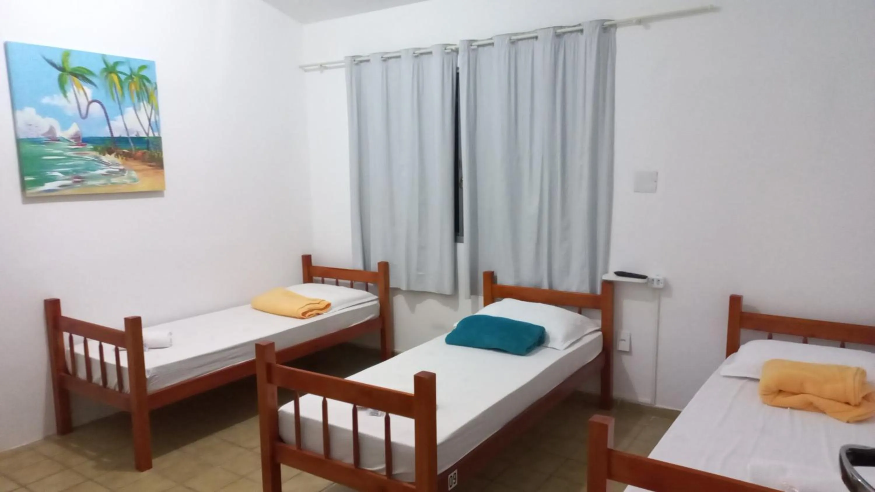 Bed in Pousada Águas Marinhas