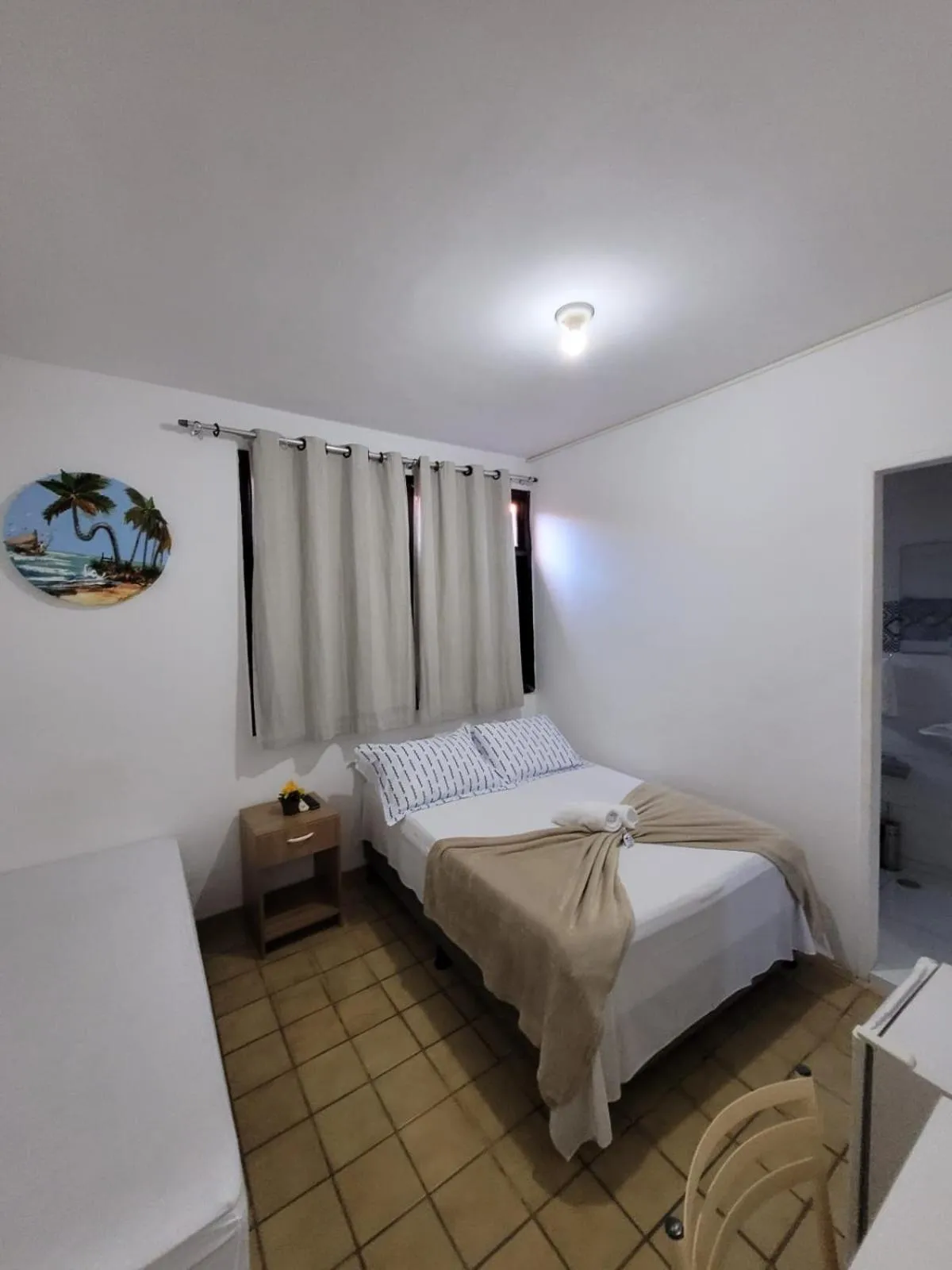 Bed in Pousada Águas Marinhas