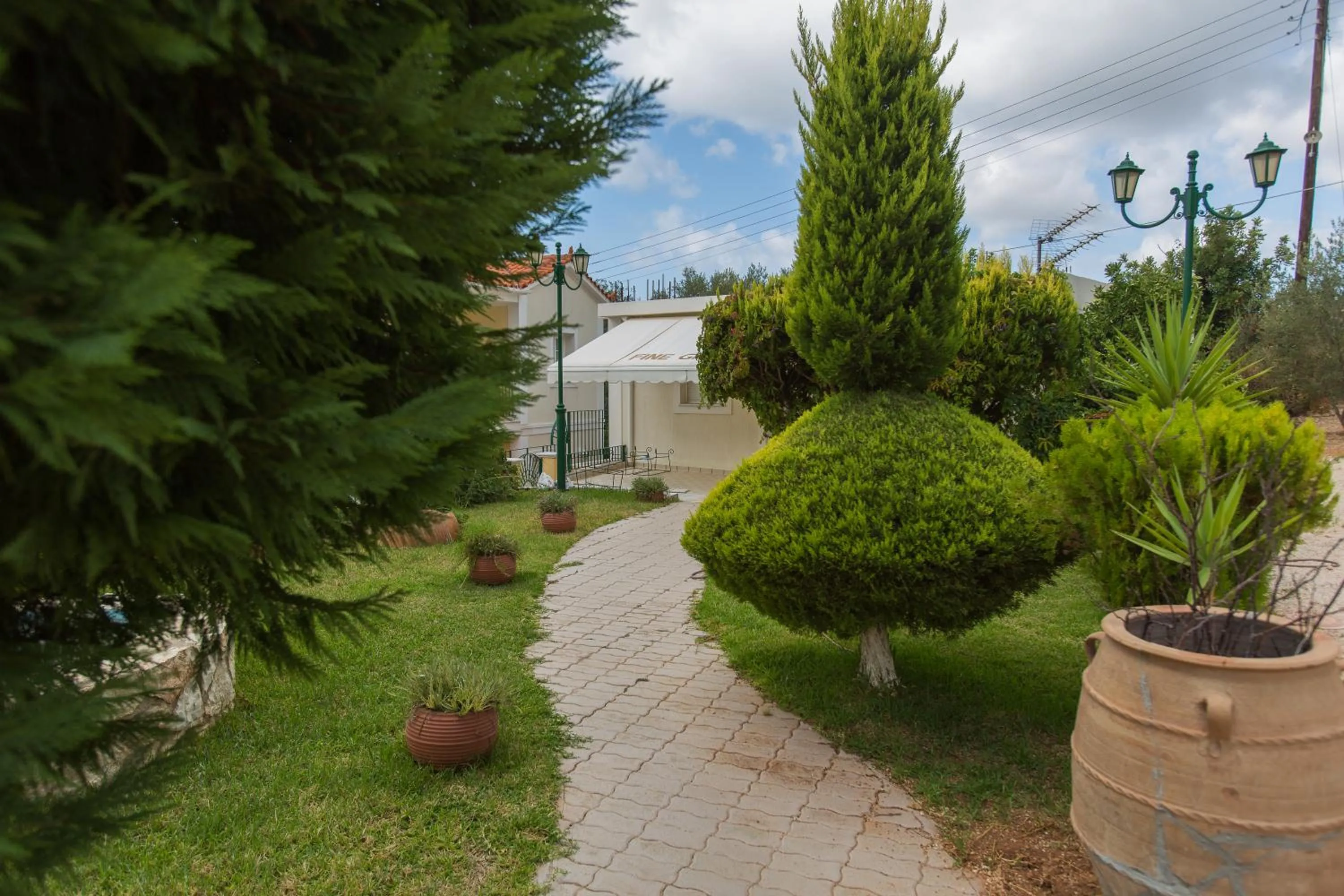 Garden view in Garbis Villas & Apartments