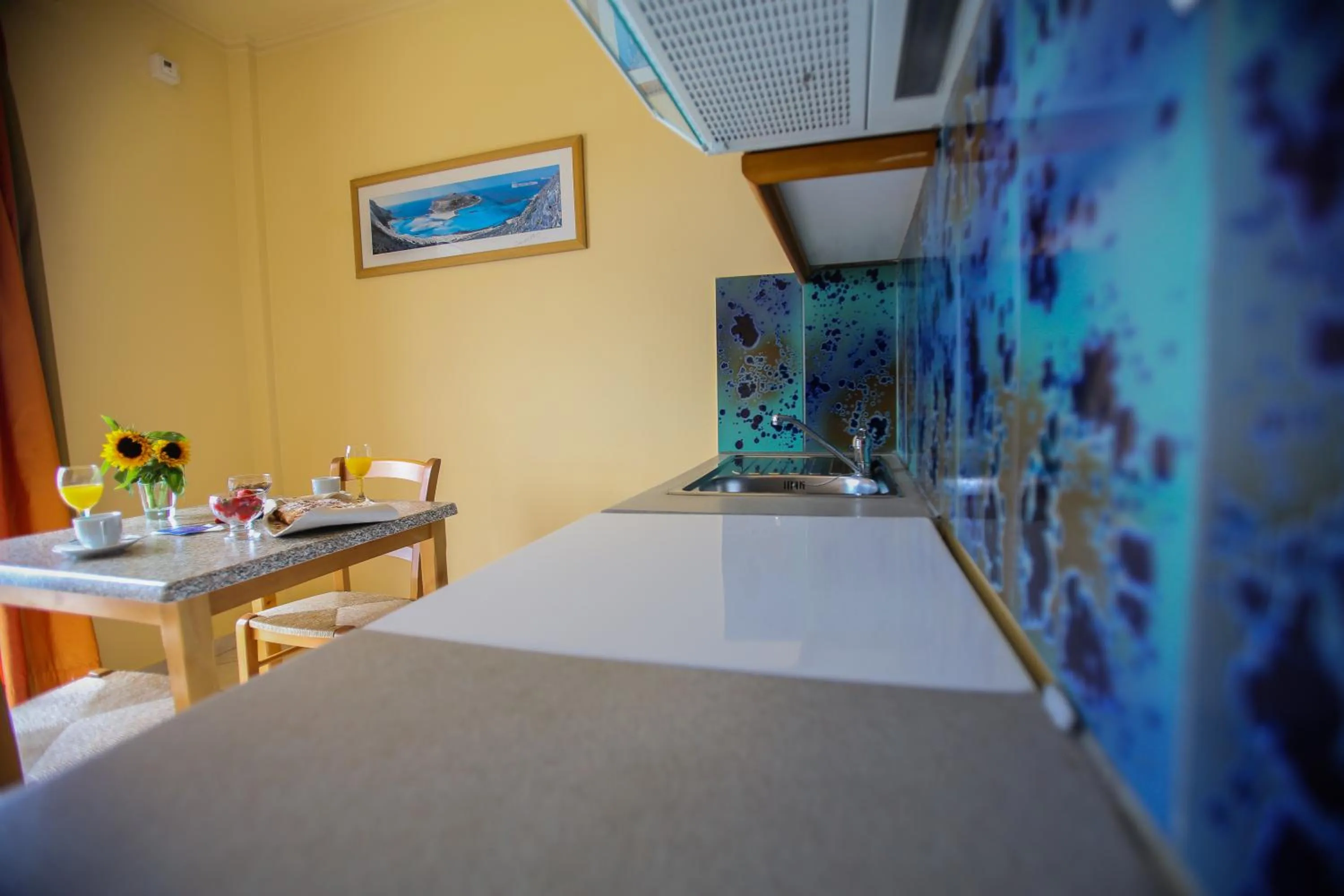 Kitchen or kitchenette in Garbis Villas & Apartments