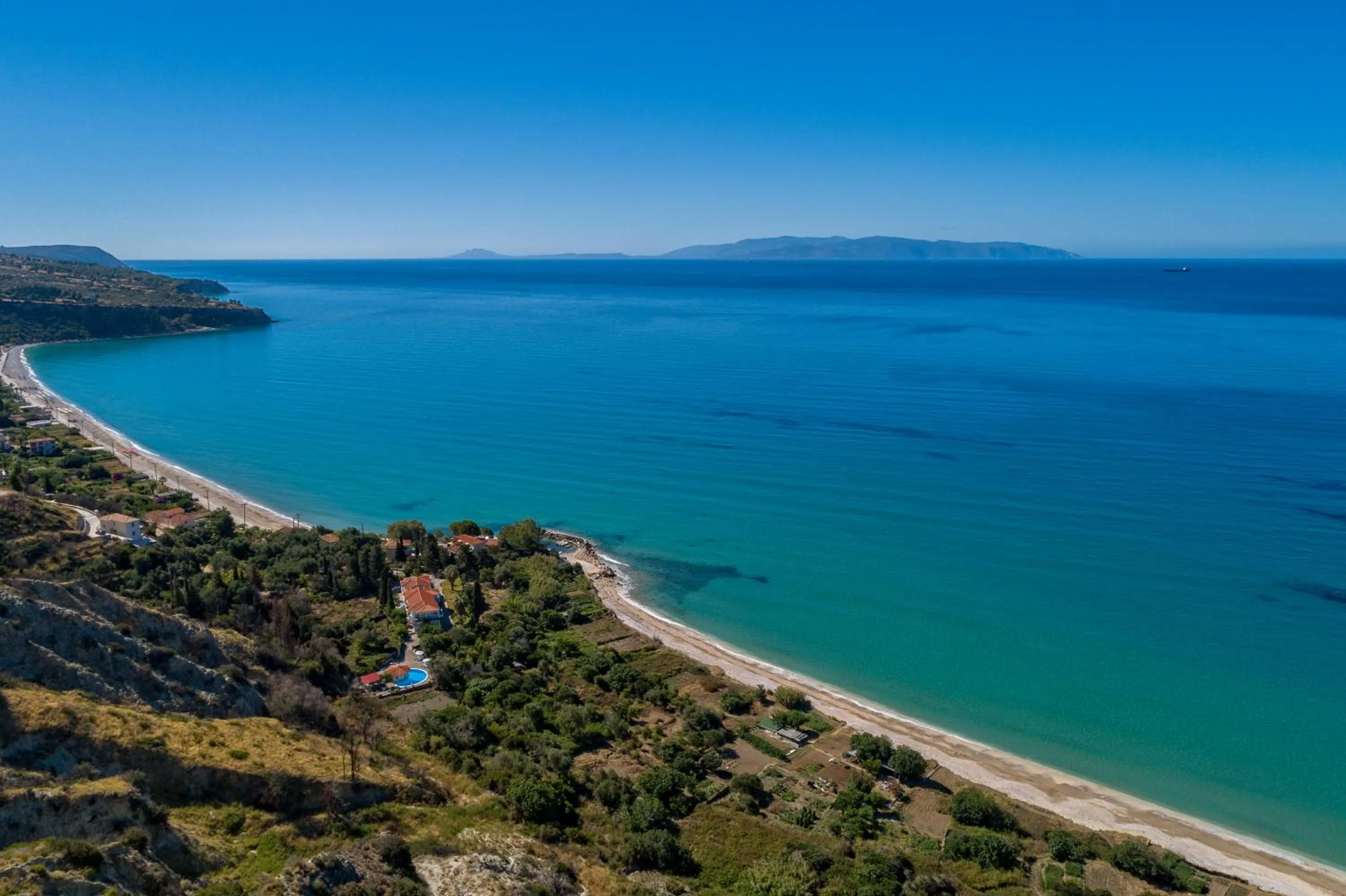 Beach in Garbis Villas & Apartments