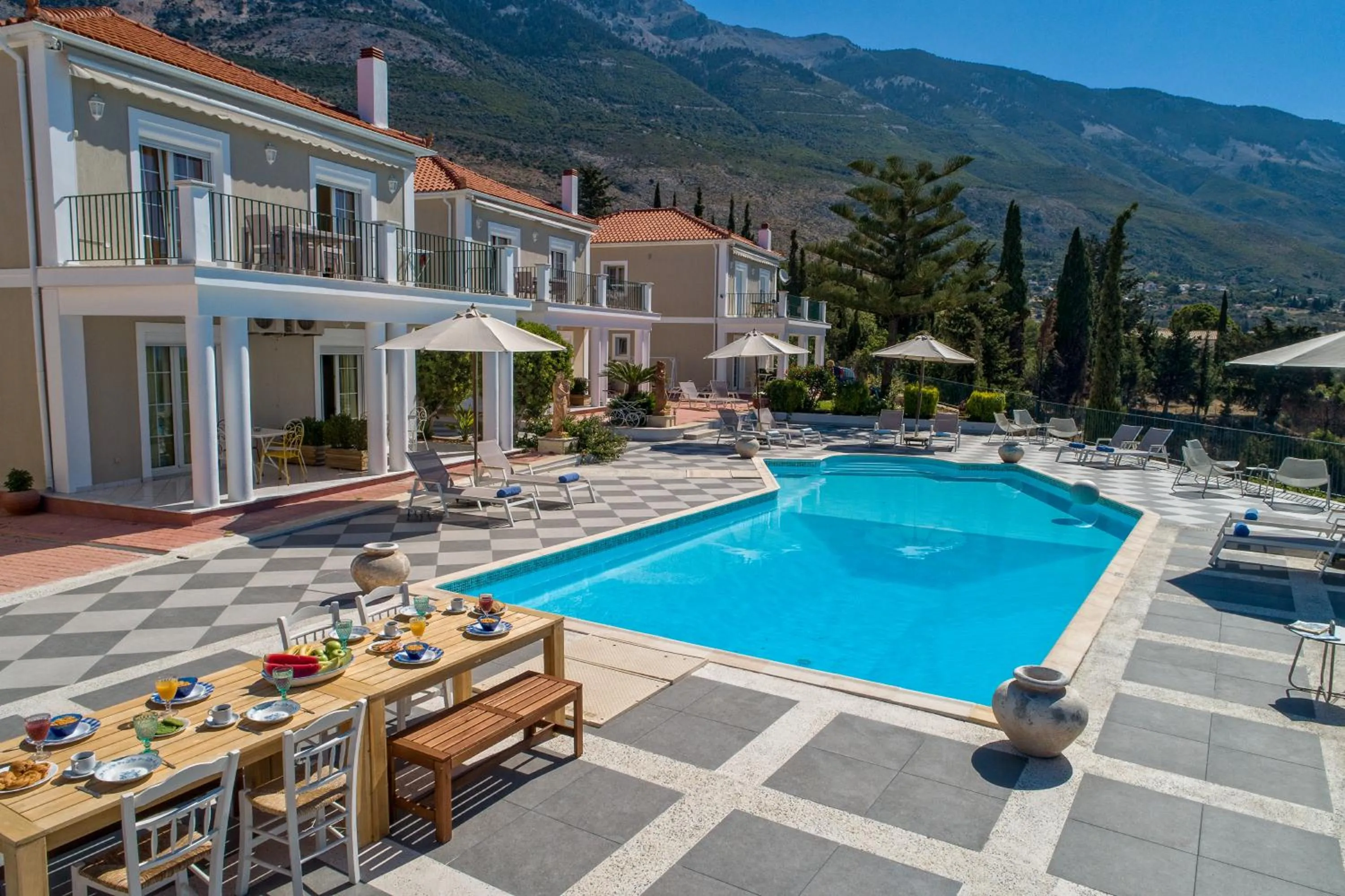 Swimming pool in Garbis Villas & Apartments