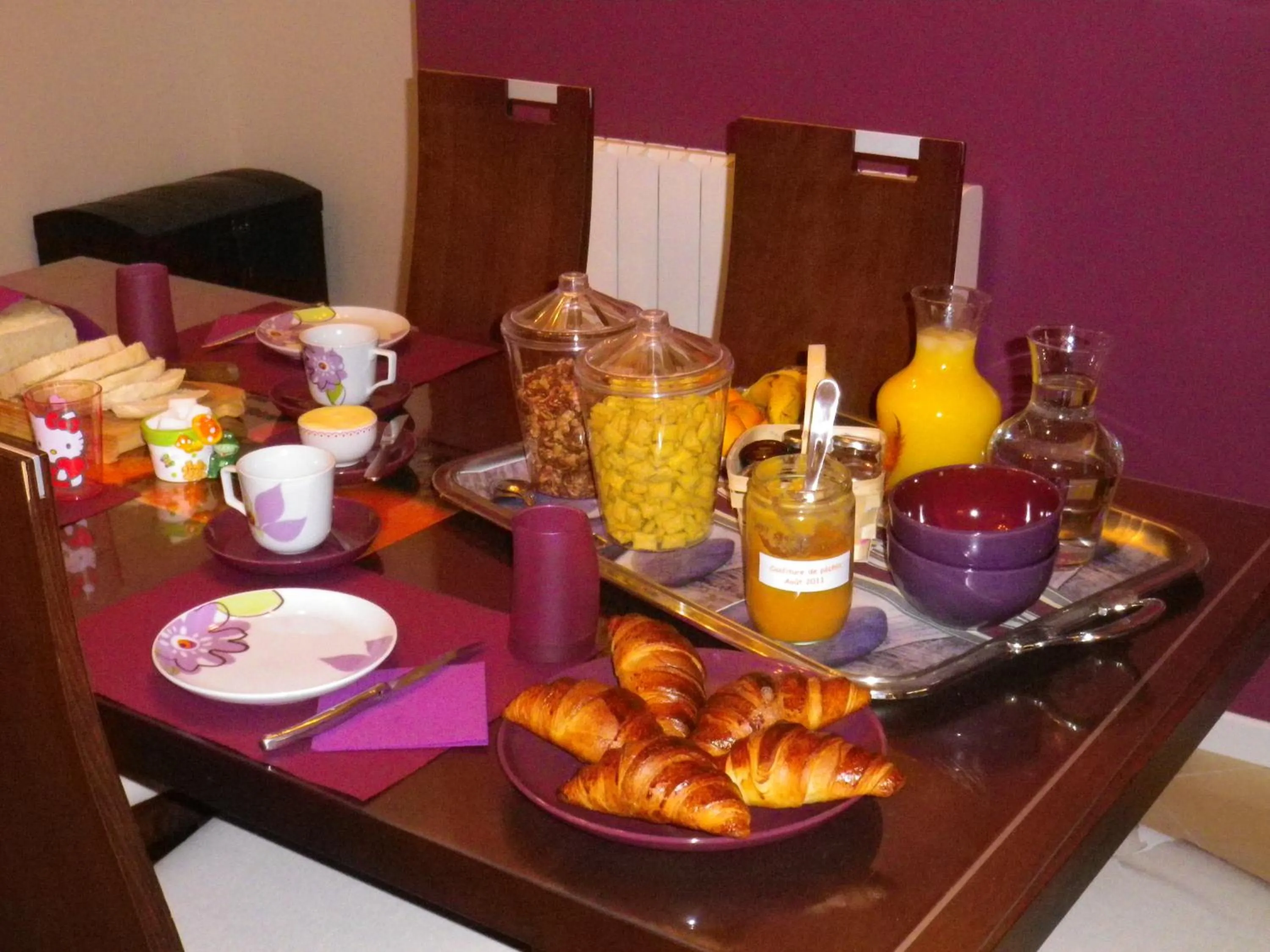 Food and drinks in Chambres d'Hôtes Poirier Bazin