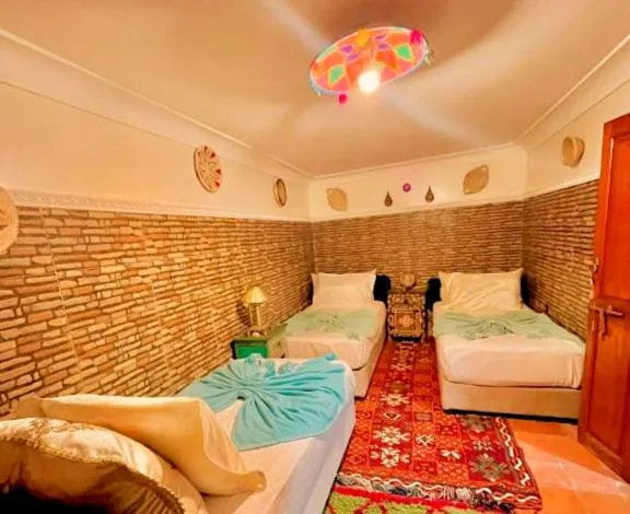 Bed in Riad Lalla Marrakech