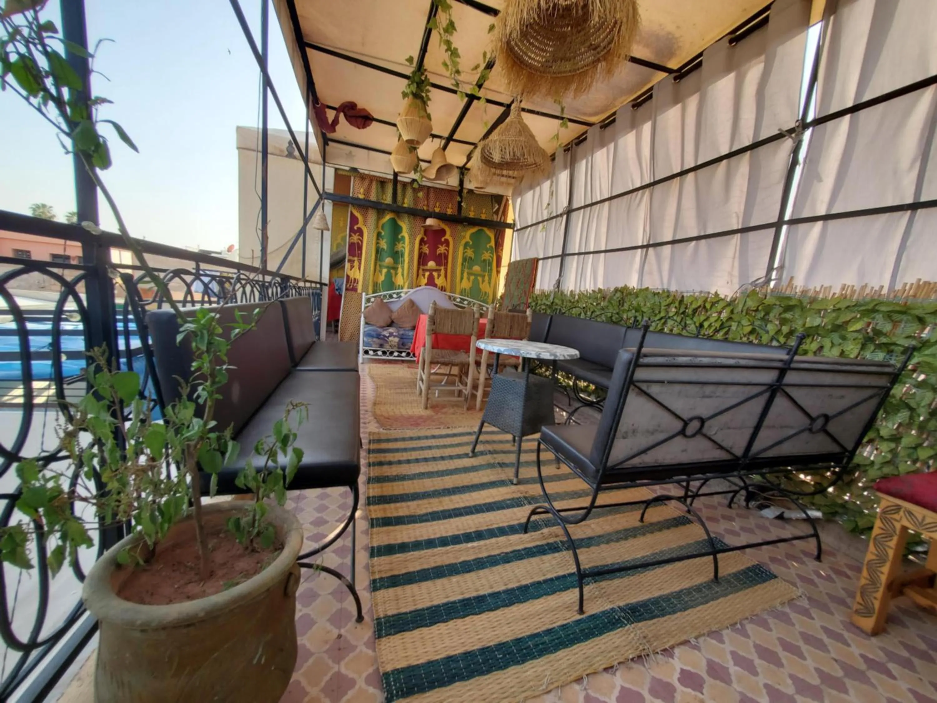 Balcony/Terrace in Riad Lalla Marrakech