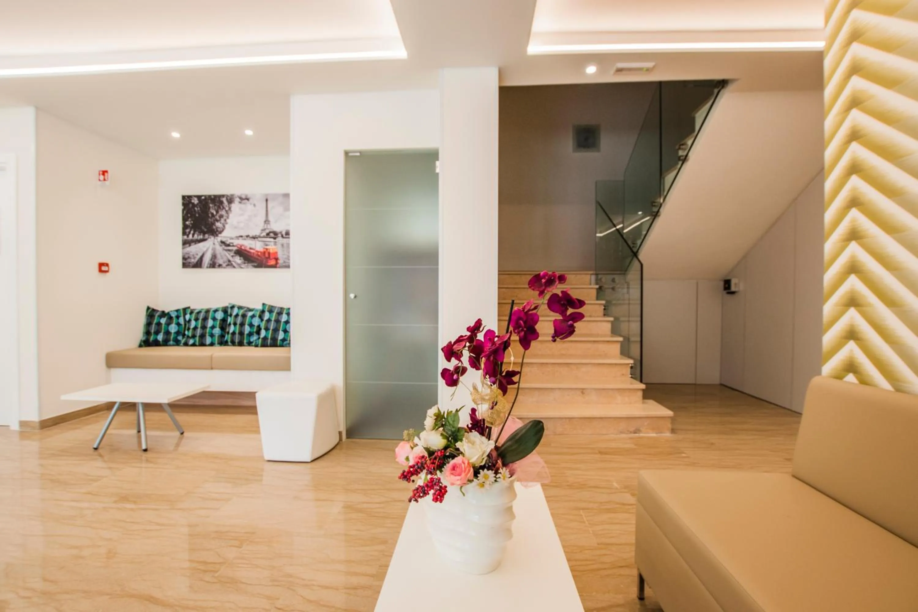 Lobby or reception in Hotel Eiffel