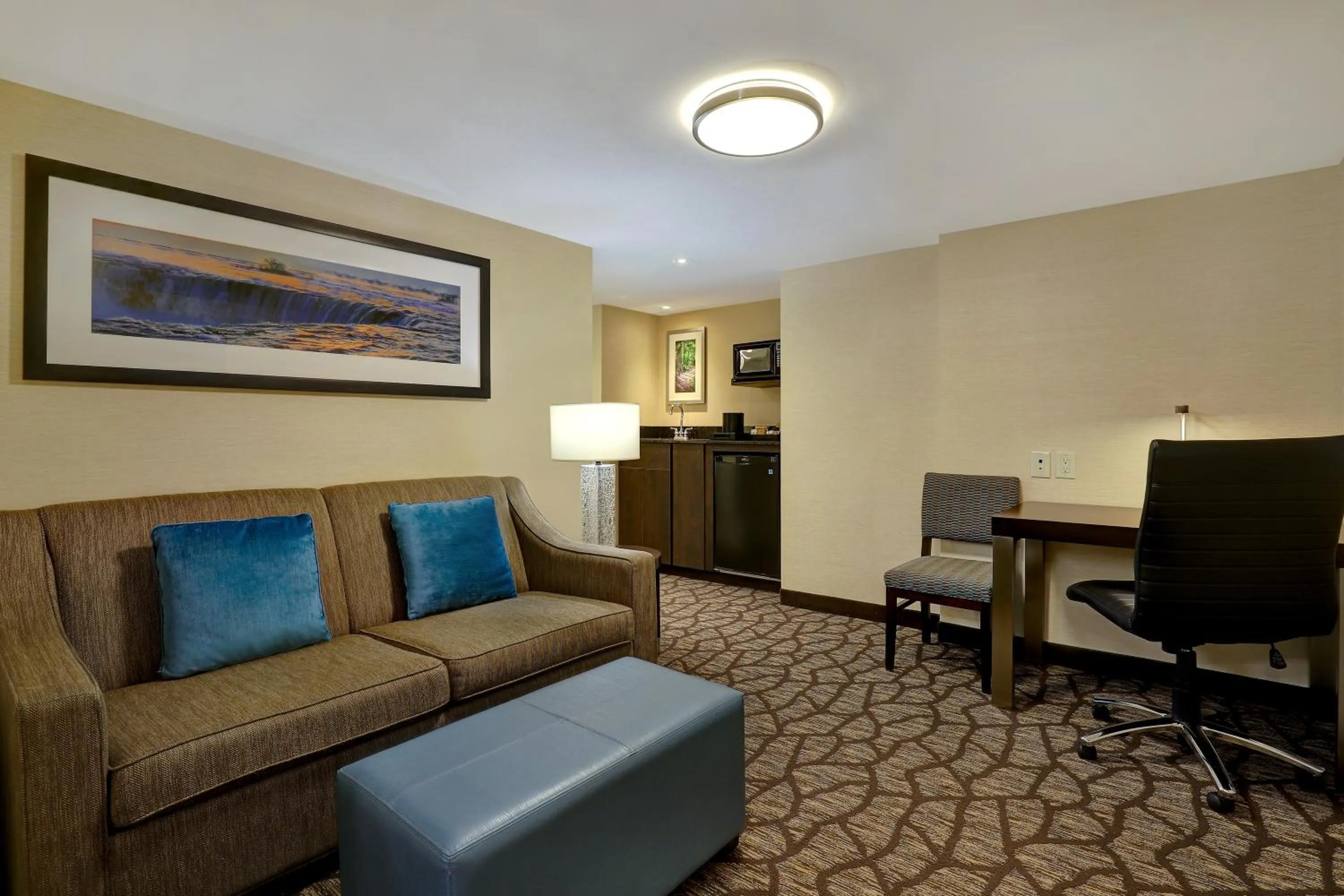 Living room in Embassy Suites by Hilton Niagara Falls/ Fallsview