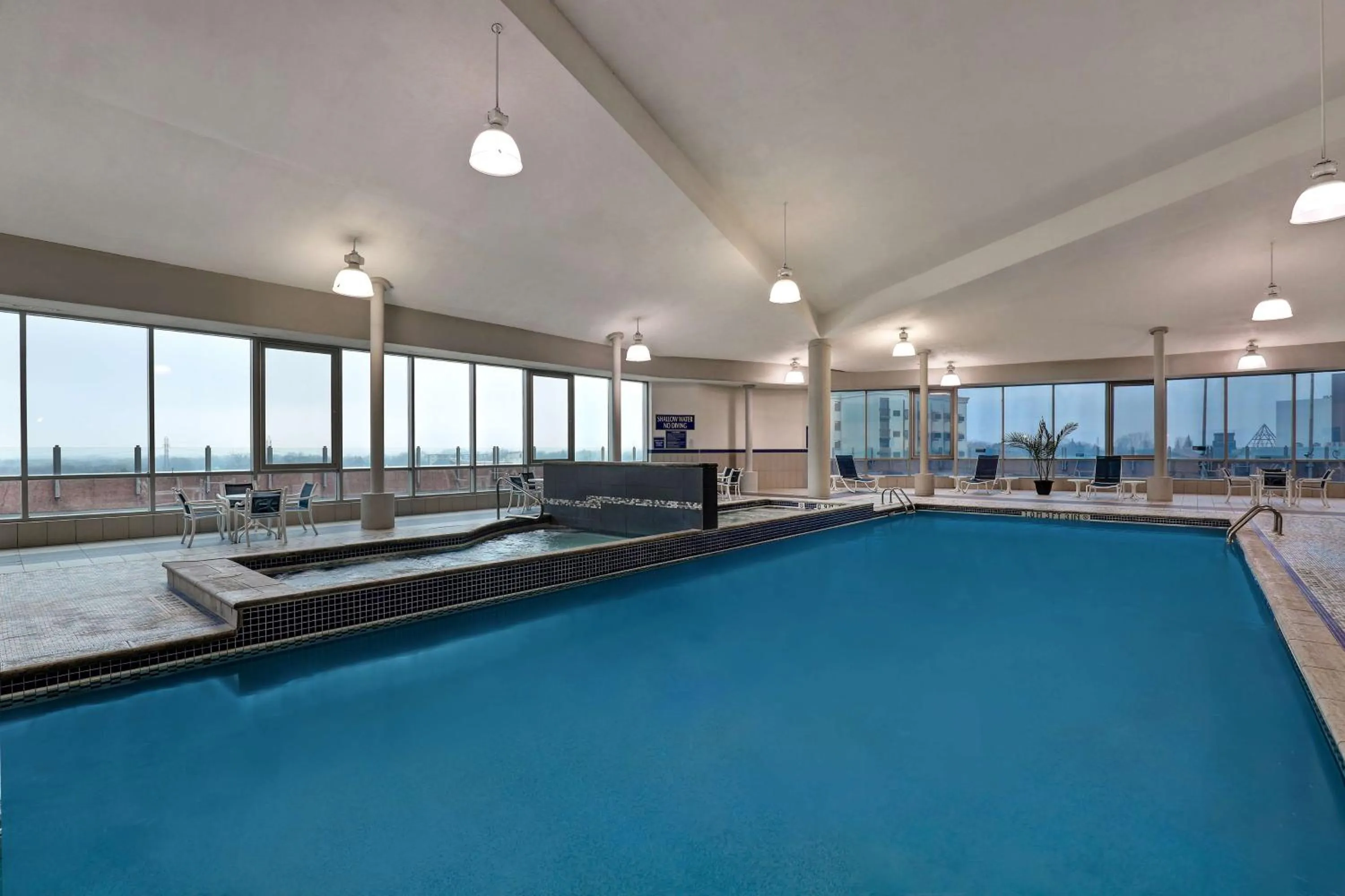 Pool view in Embassy Suites by Hilton Niagara Falls/ Fallsview