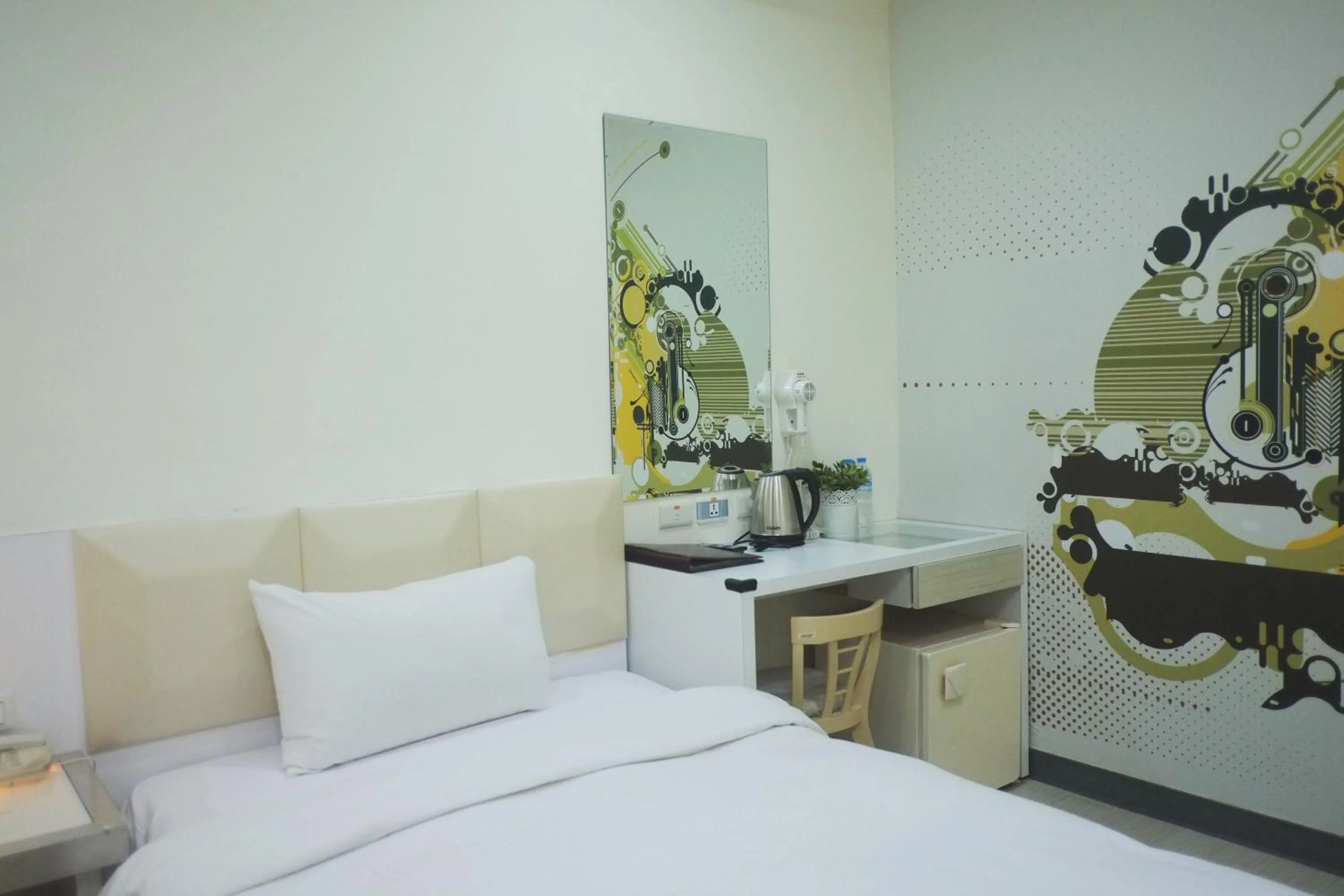 Bed in 柜富賓王旅店-台北館 Giant Rich King Plaza Hotel