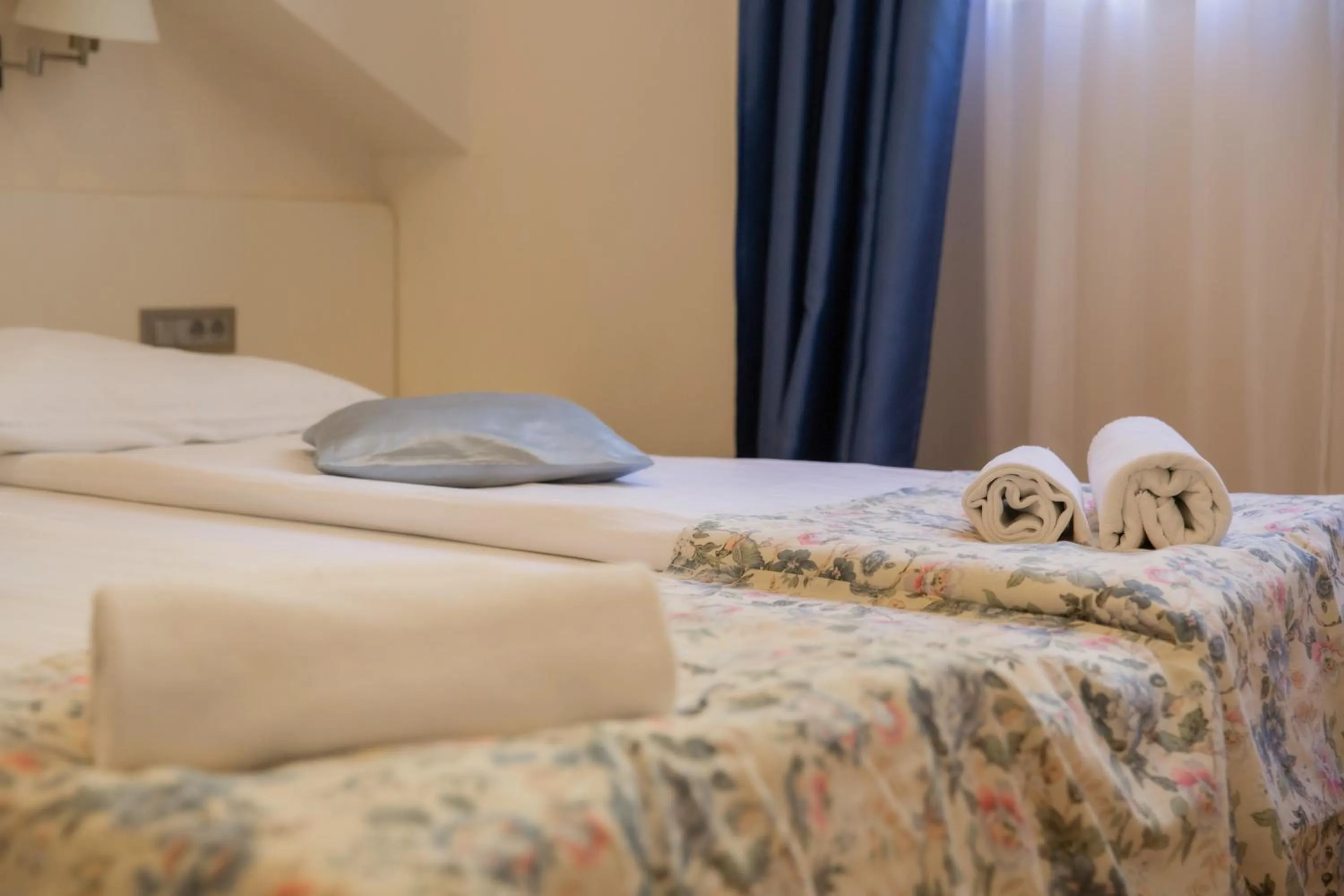 towels, Bed in Hotel Pleter