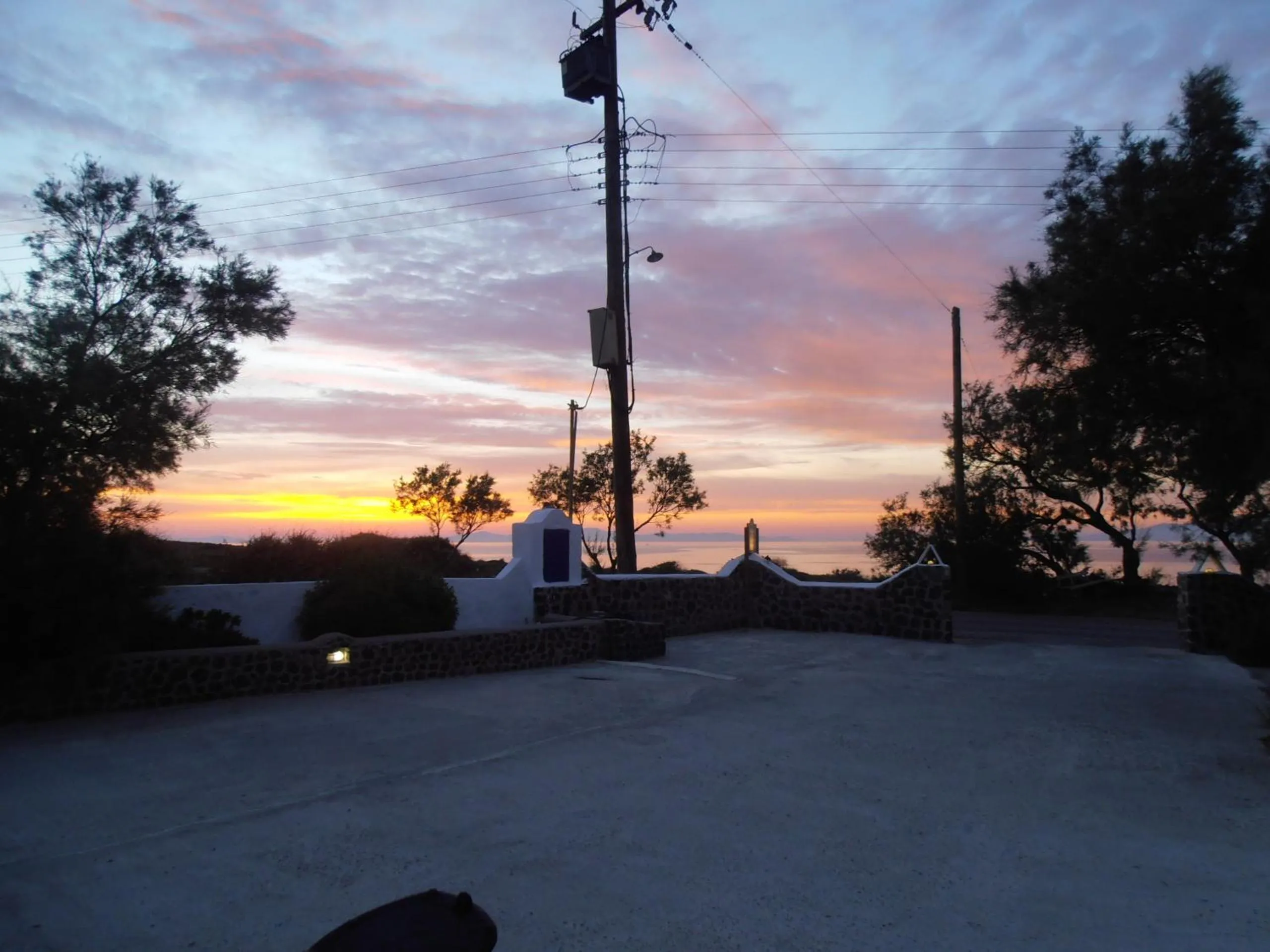 Natural landscape in Hotel Paradisos Oia