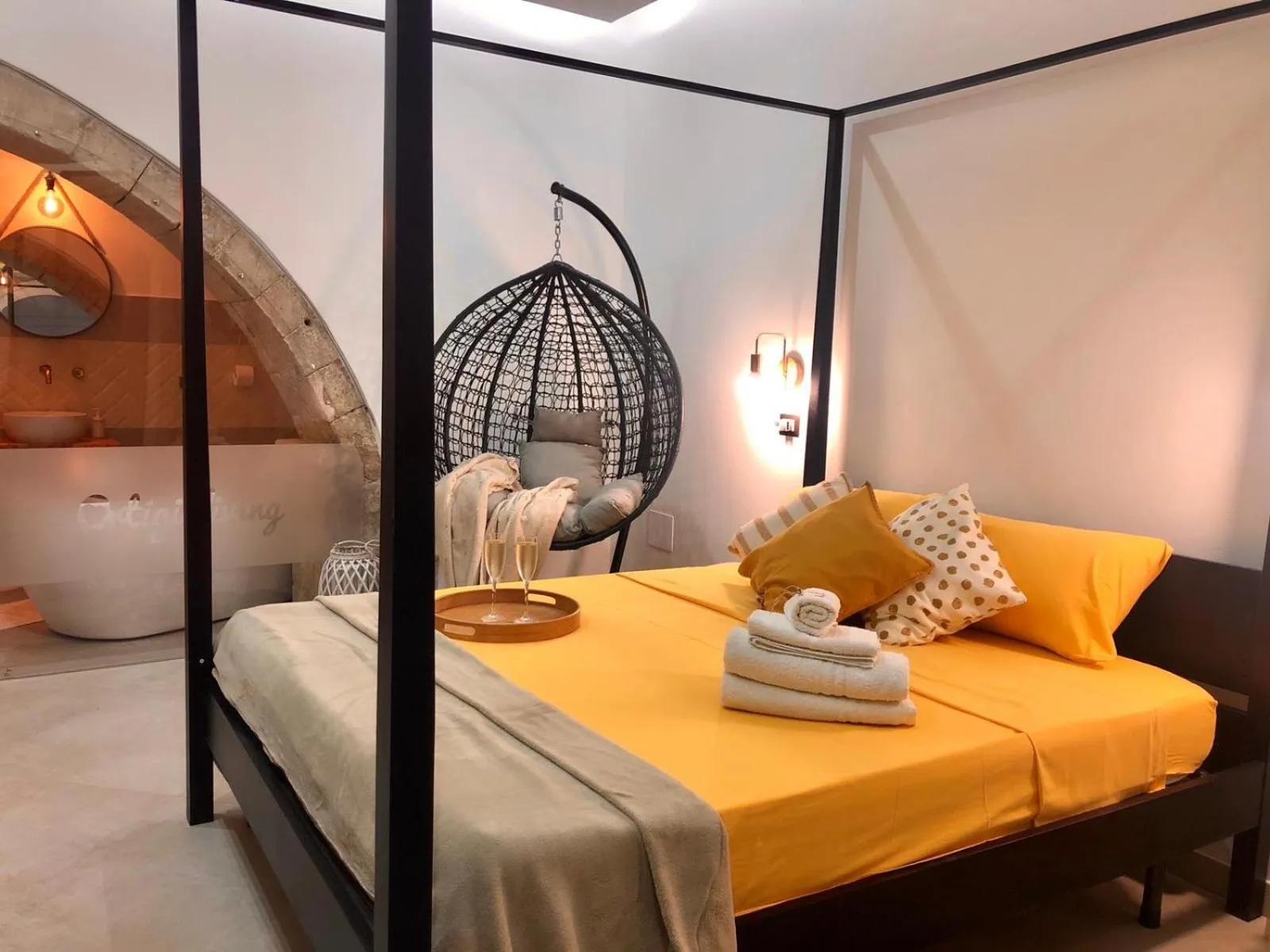 Bedroom, Bed in La Gemma di Ortigia