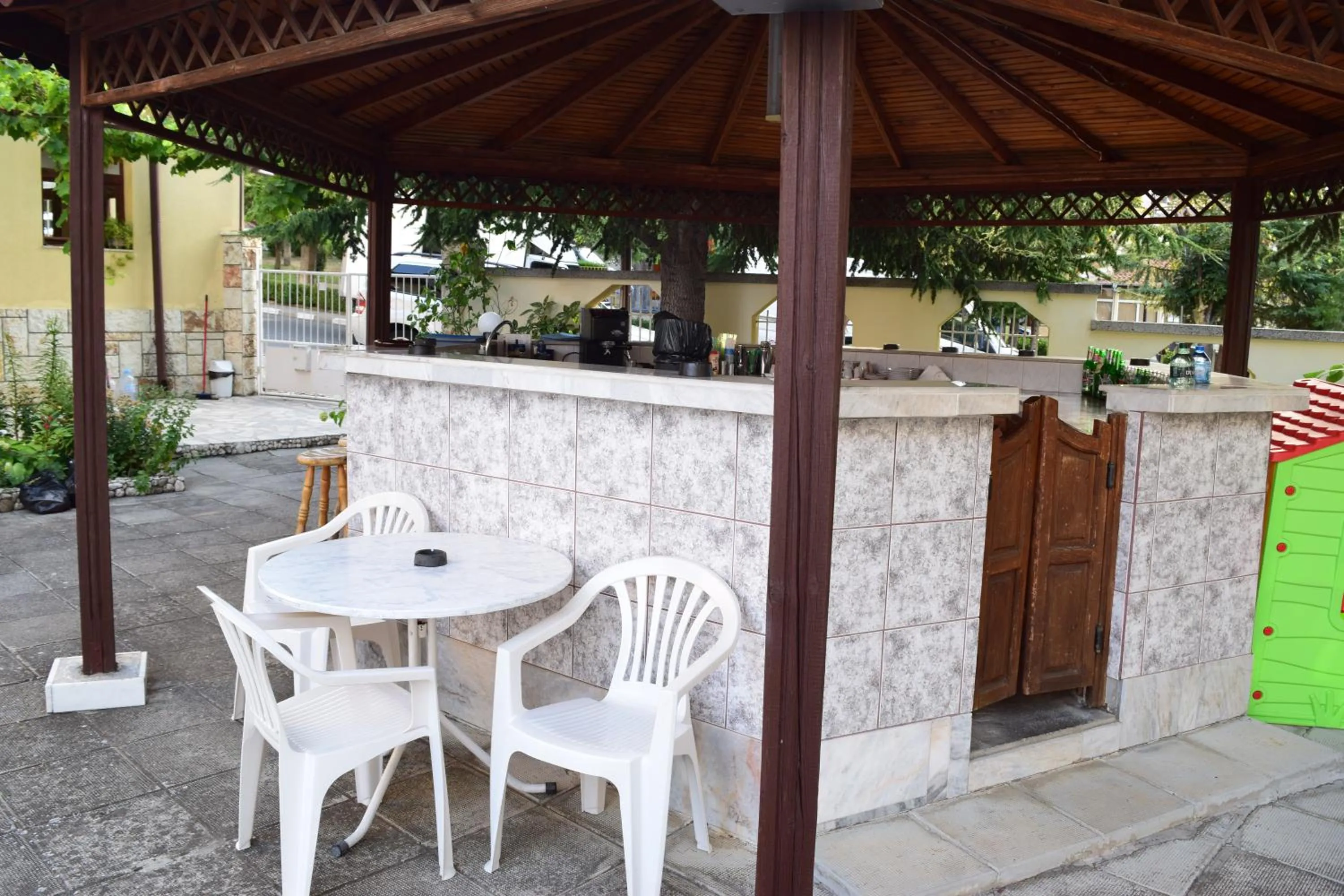 Patio in Family Hotel Chris