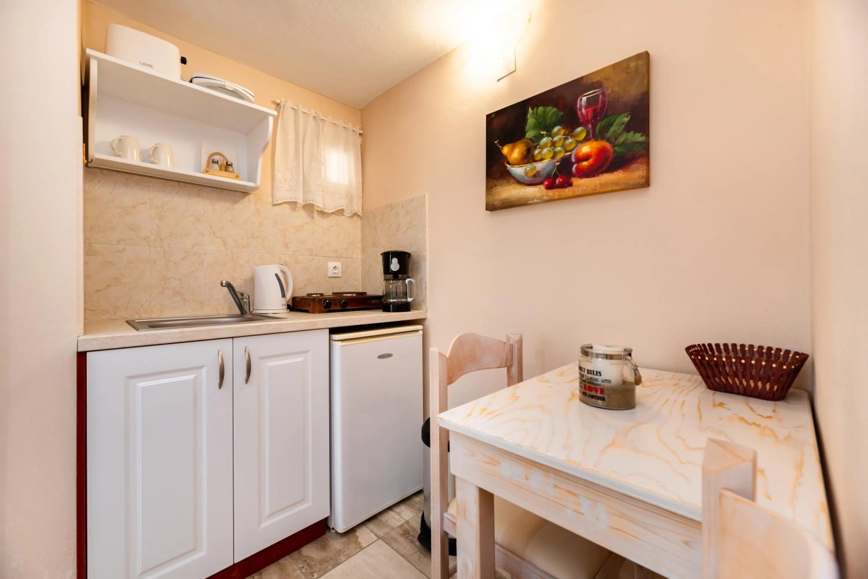 Kitchen or kitchenette in Villa Aegeon