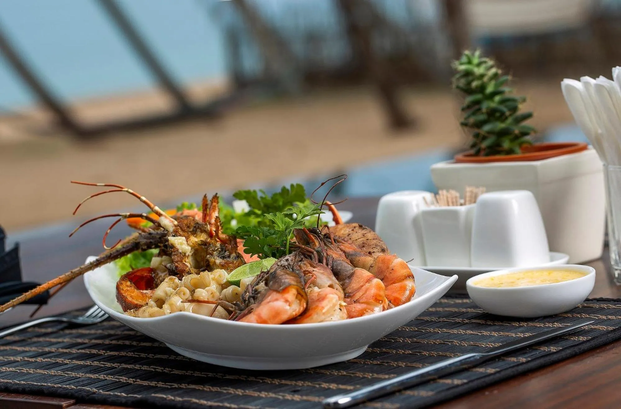 Food close-up in Serendivi Resort Villa