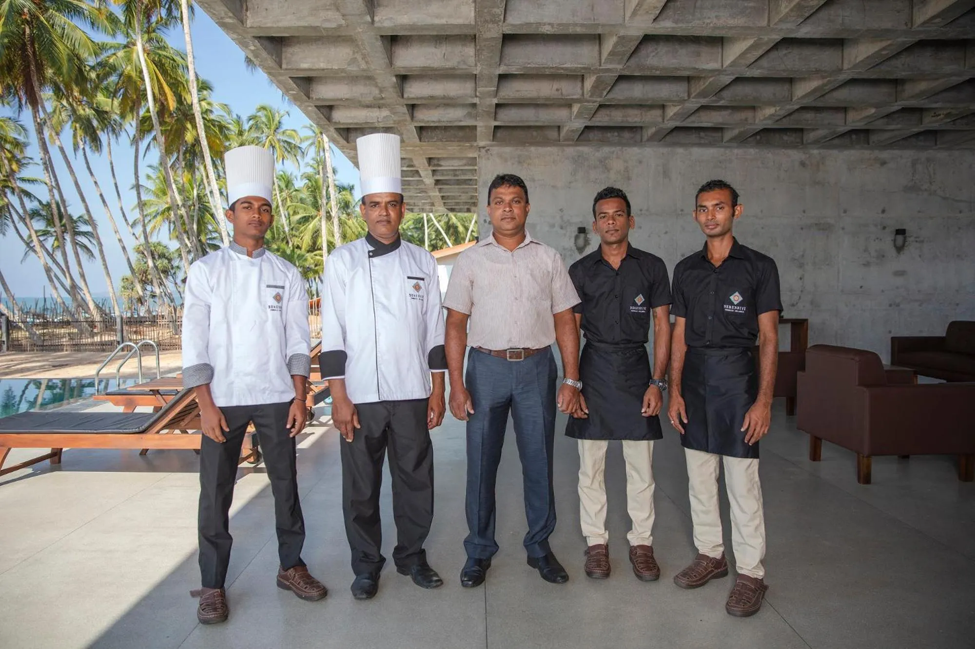 Staff in Serendivi Resort Villa