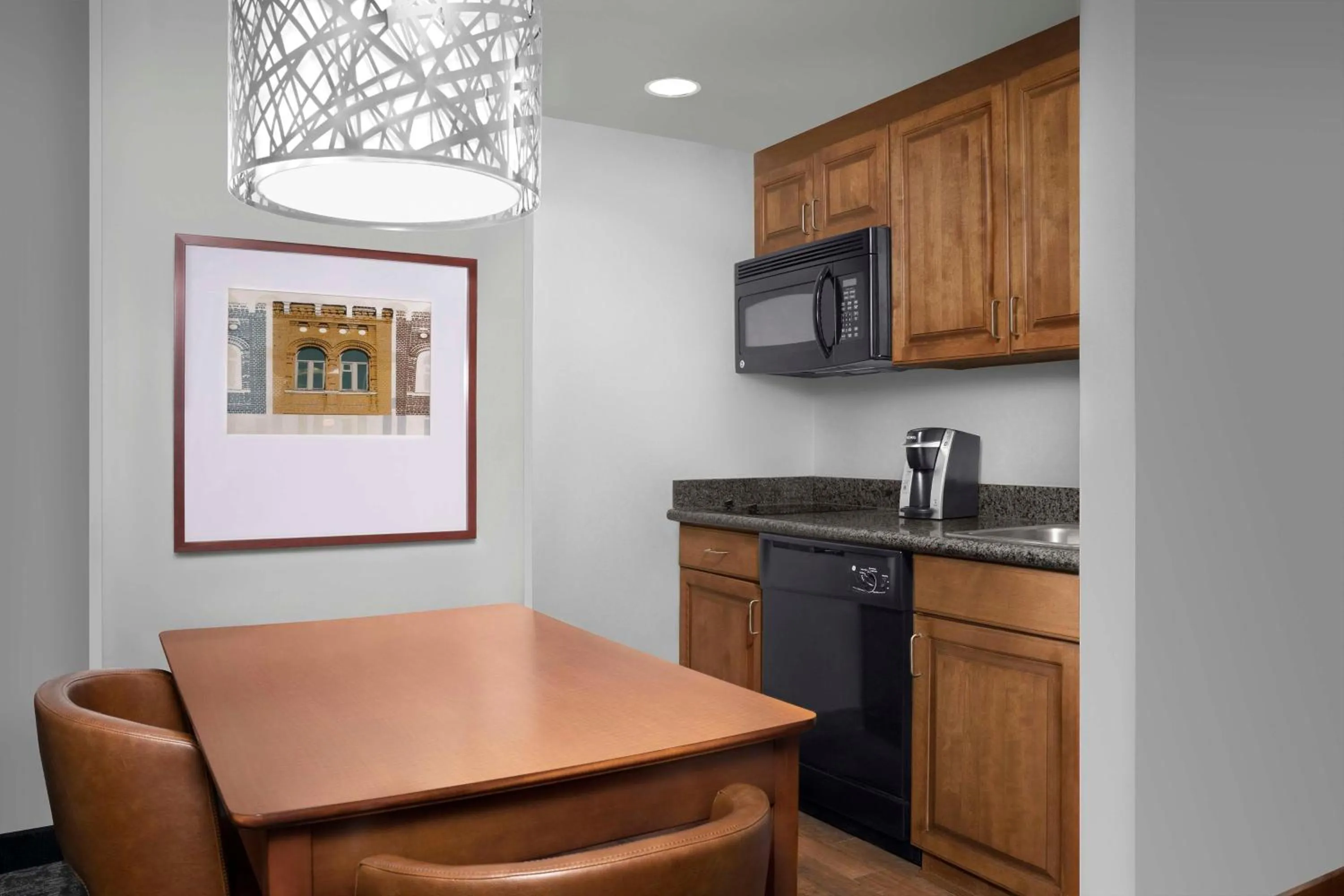 Kitchen or kitchenette in Homewood Suites by Hilton Omaha - Downtown