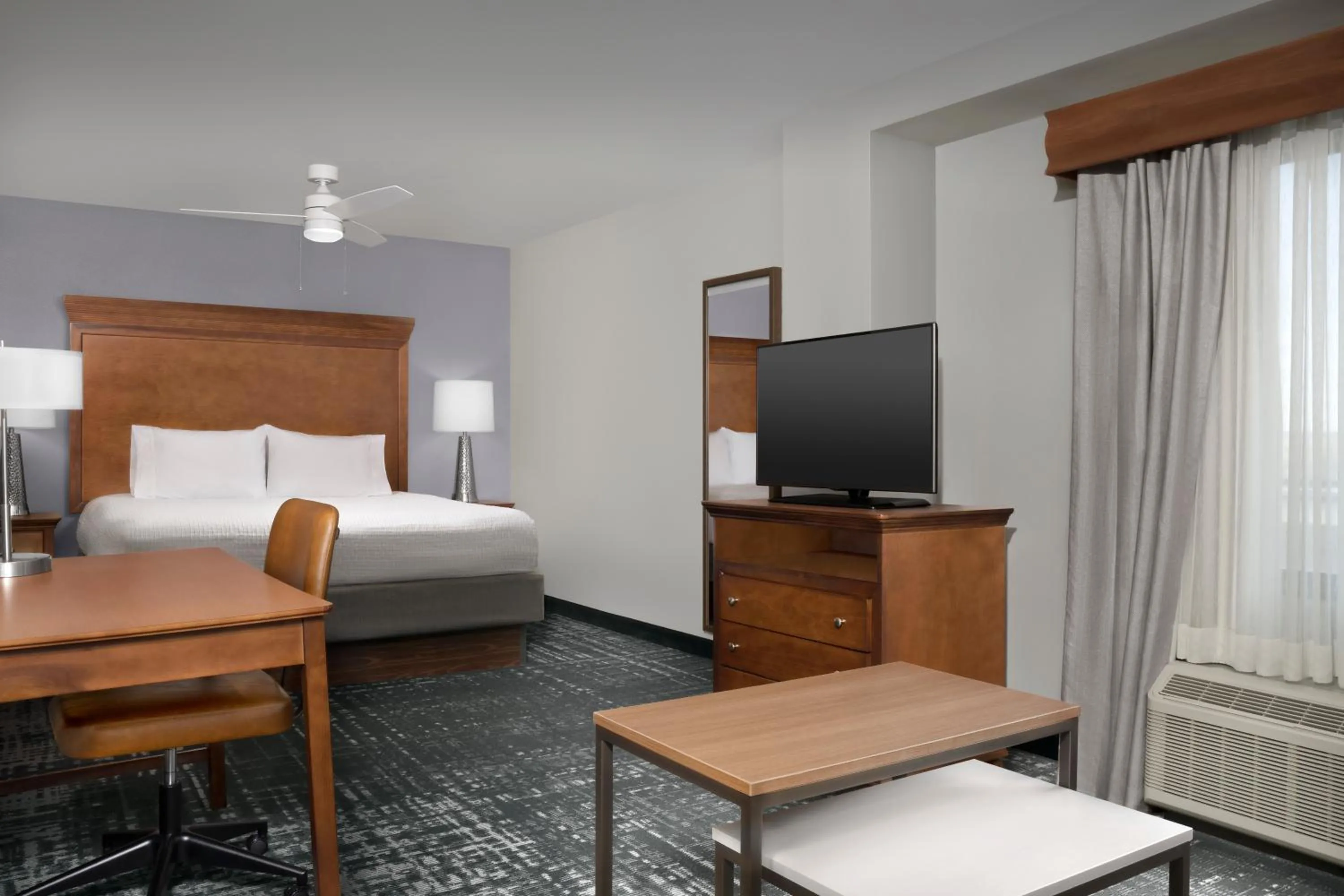 Bedroom, Bed in Homewood Suites by Hilton Omaha - Downtown
