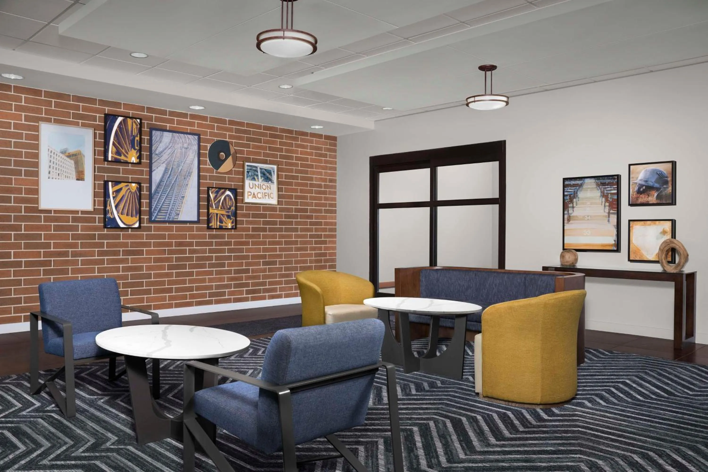 Lobby or reception in Homewood Suites by Hilton Omaha - Downtown