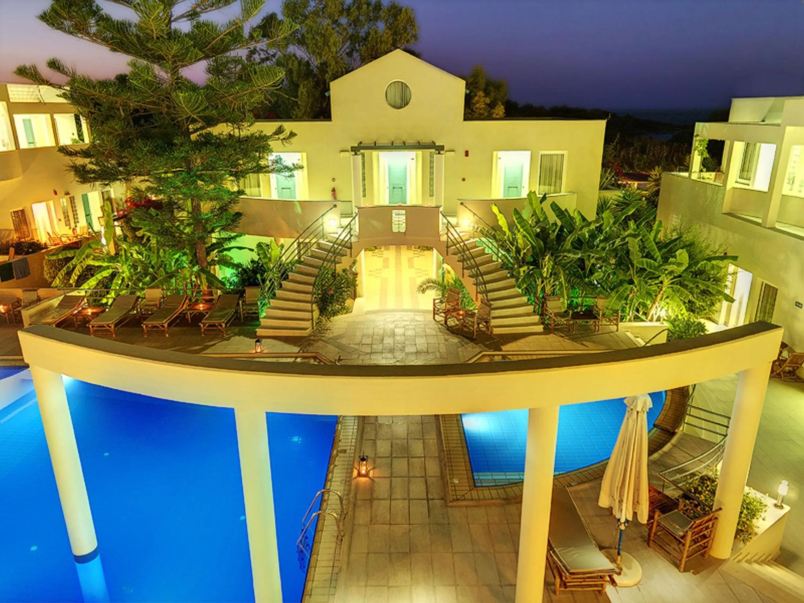 Bird's eye view in Forum Suites