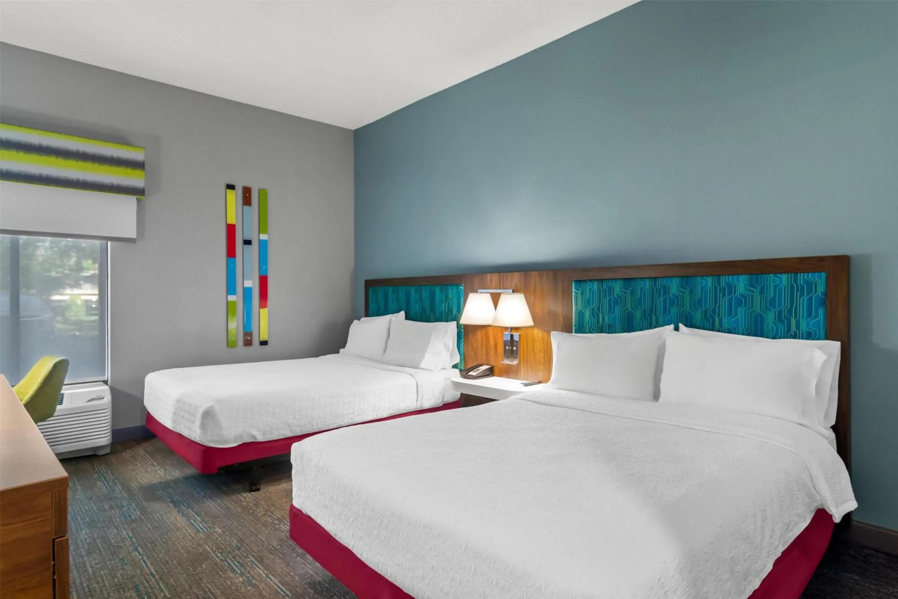 Bed in Hampton Inn Jacksonville Ponte Vedra