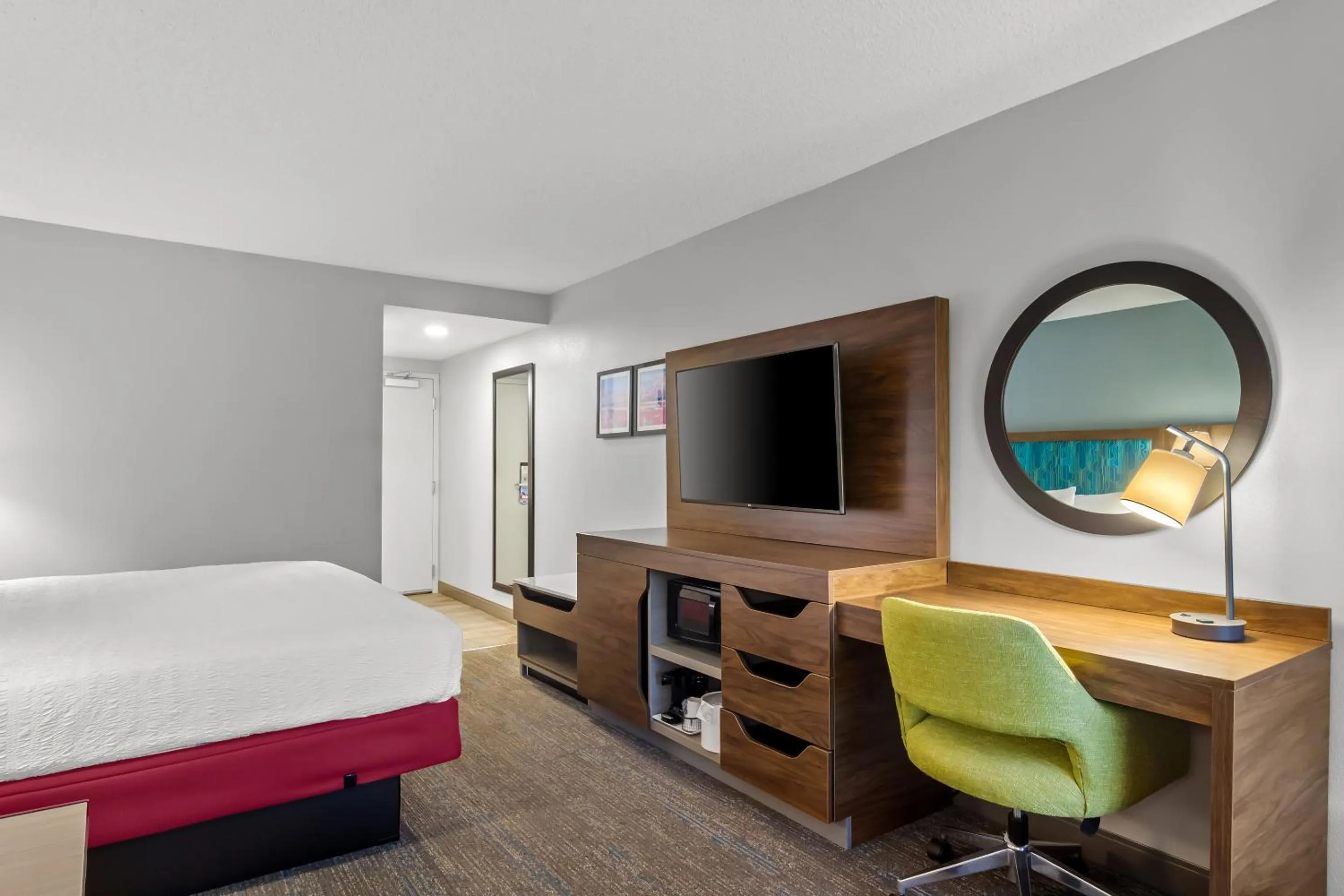 Bedroom, Bed in Hampton Inn Jacksonville Ponte Vedra