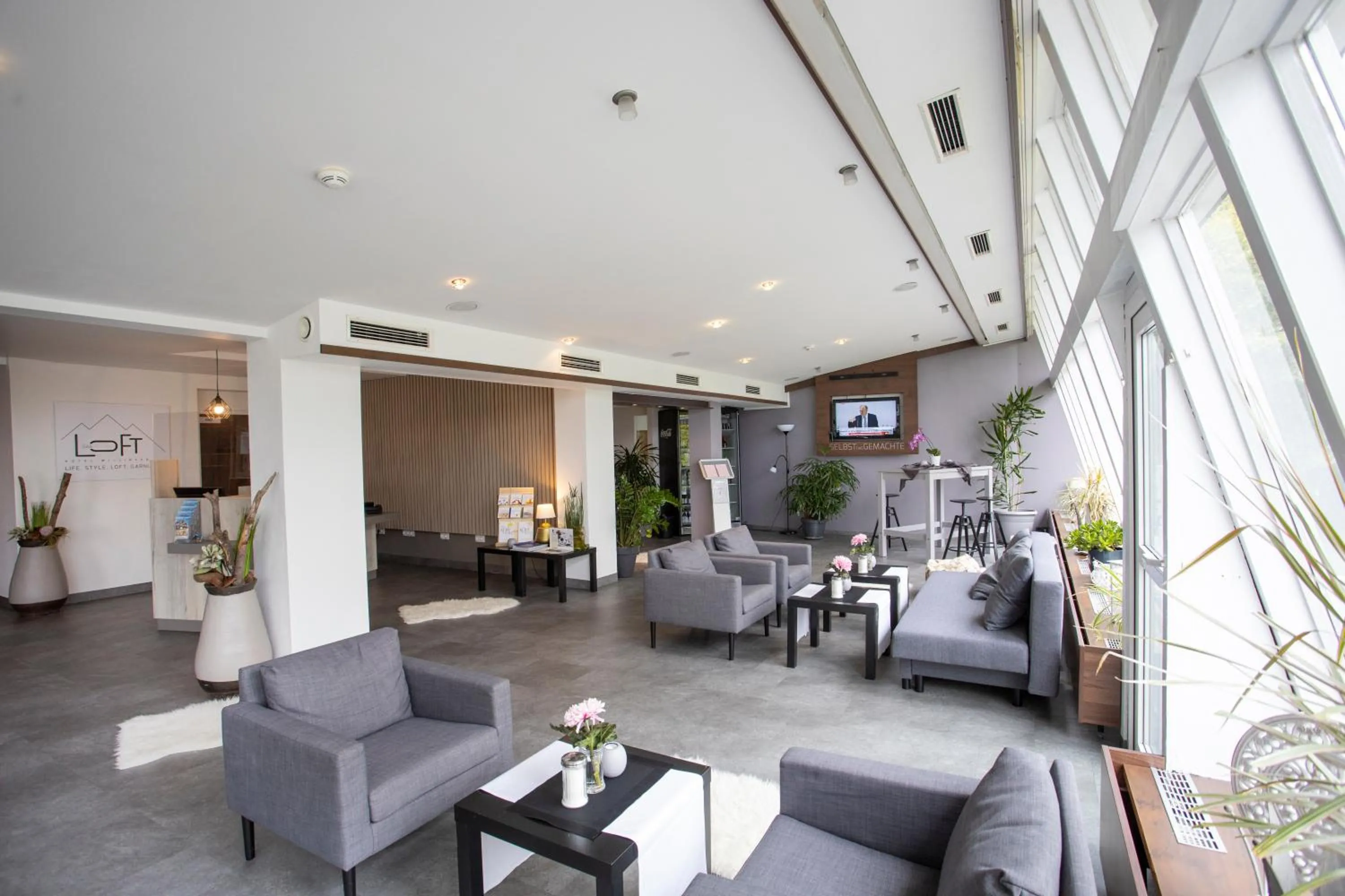 Lobby or reception in Das Loft Hotel Willingen