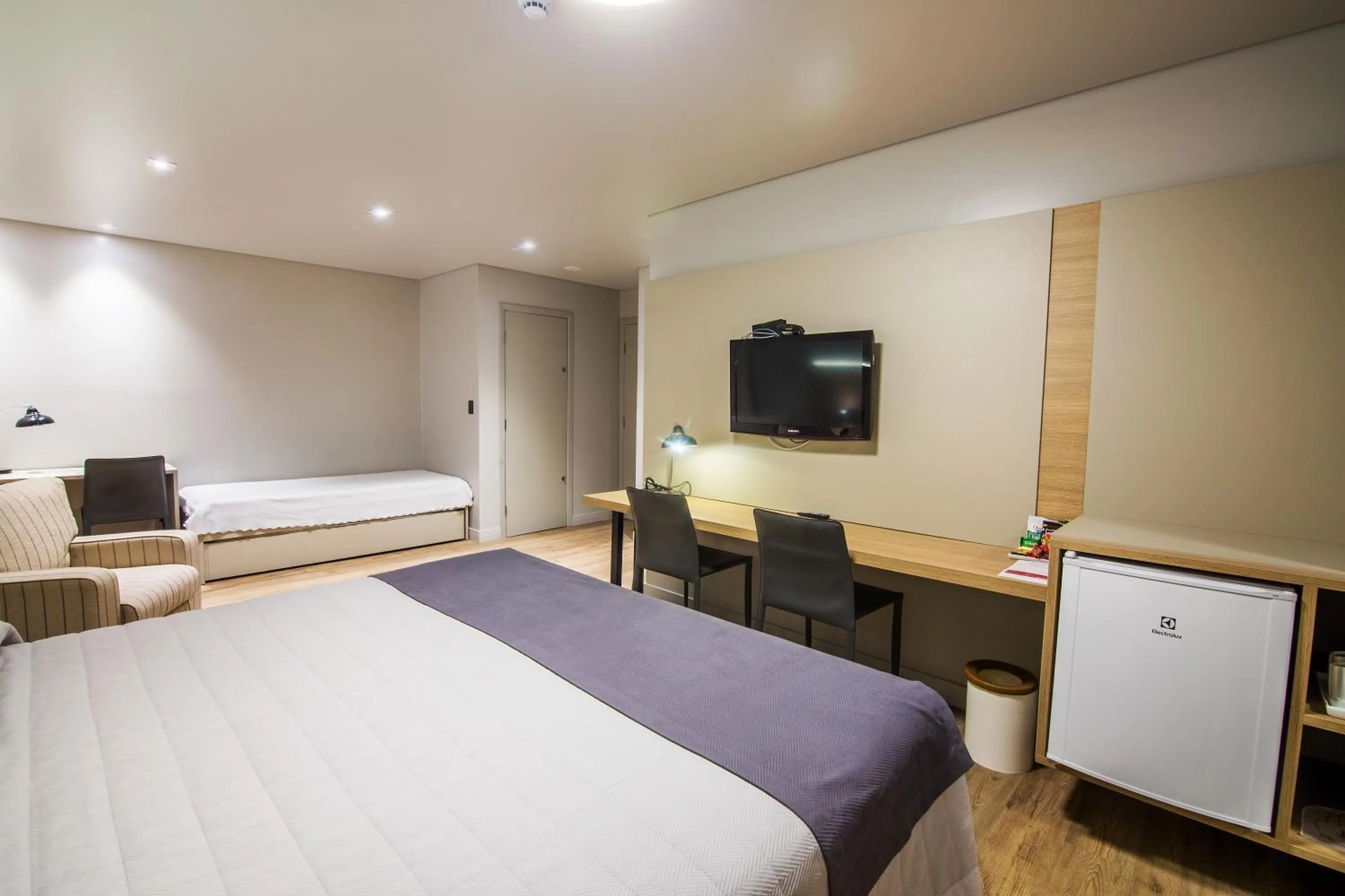 Photo of the whole room, Bed in JR Hotel