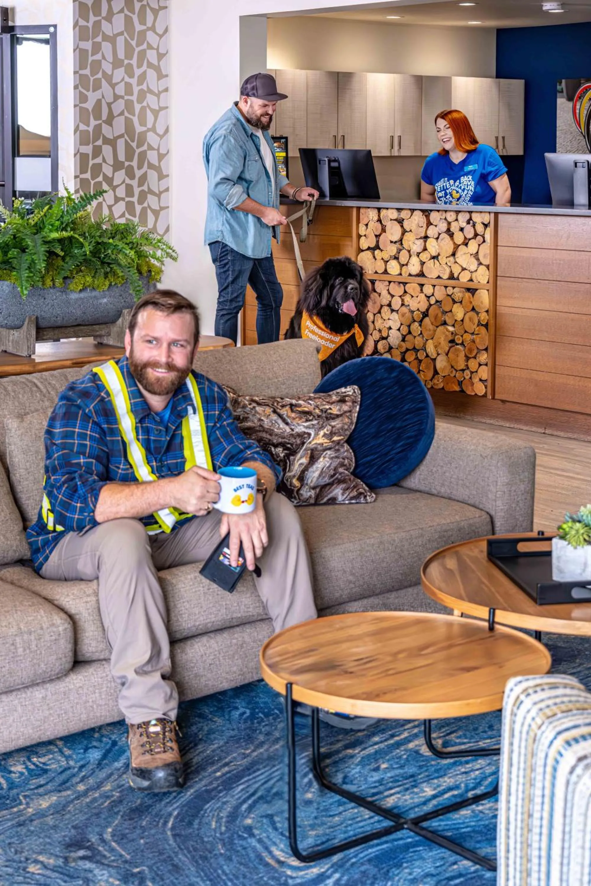 Lobby or reception in Accent Inns Victoria