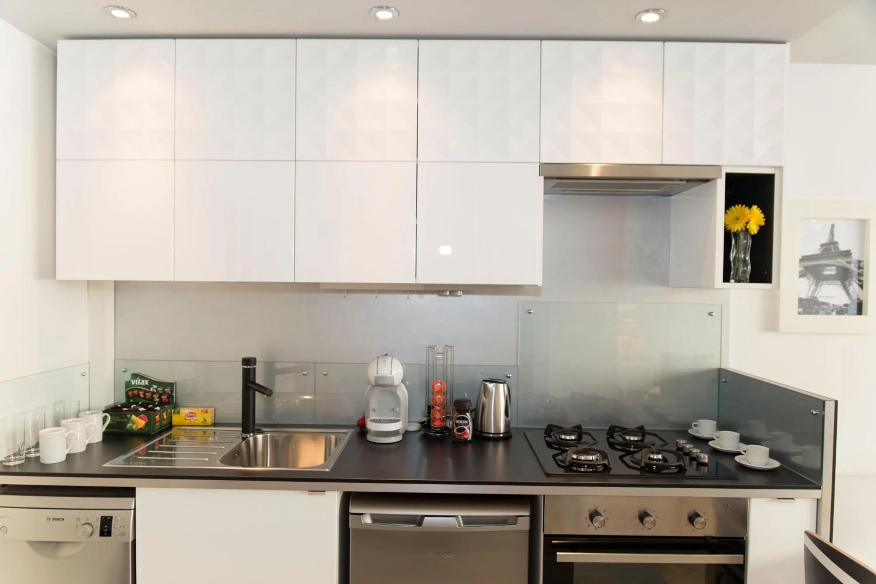 Kitchen or kitchenette in Warsawrent Apartamenty Centralna