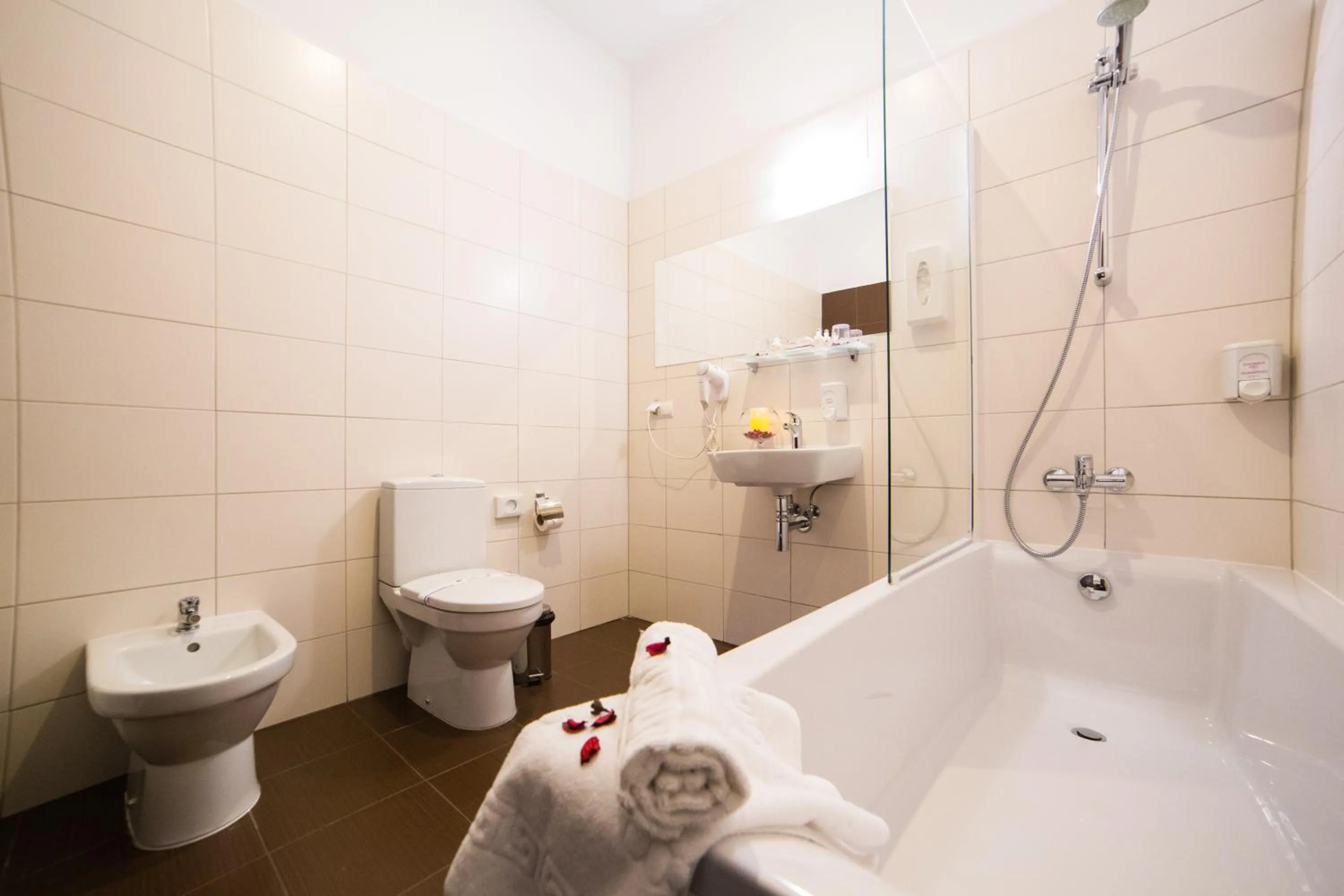 Bathroom in Lviv Ramada Hotel