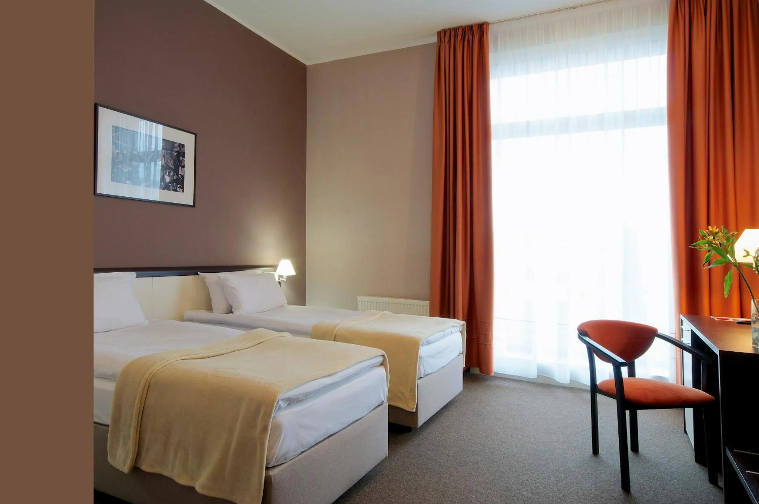 Photo of the whole room, Bed in Lviv Ramada Hotel