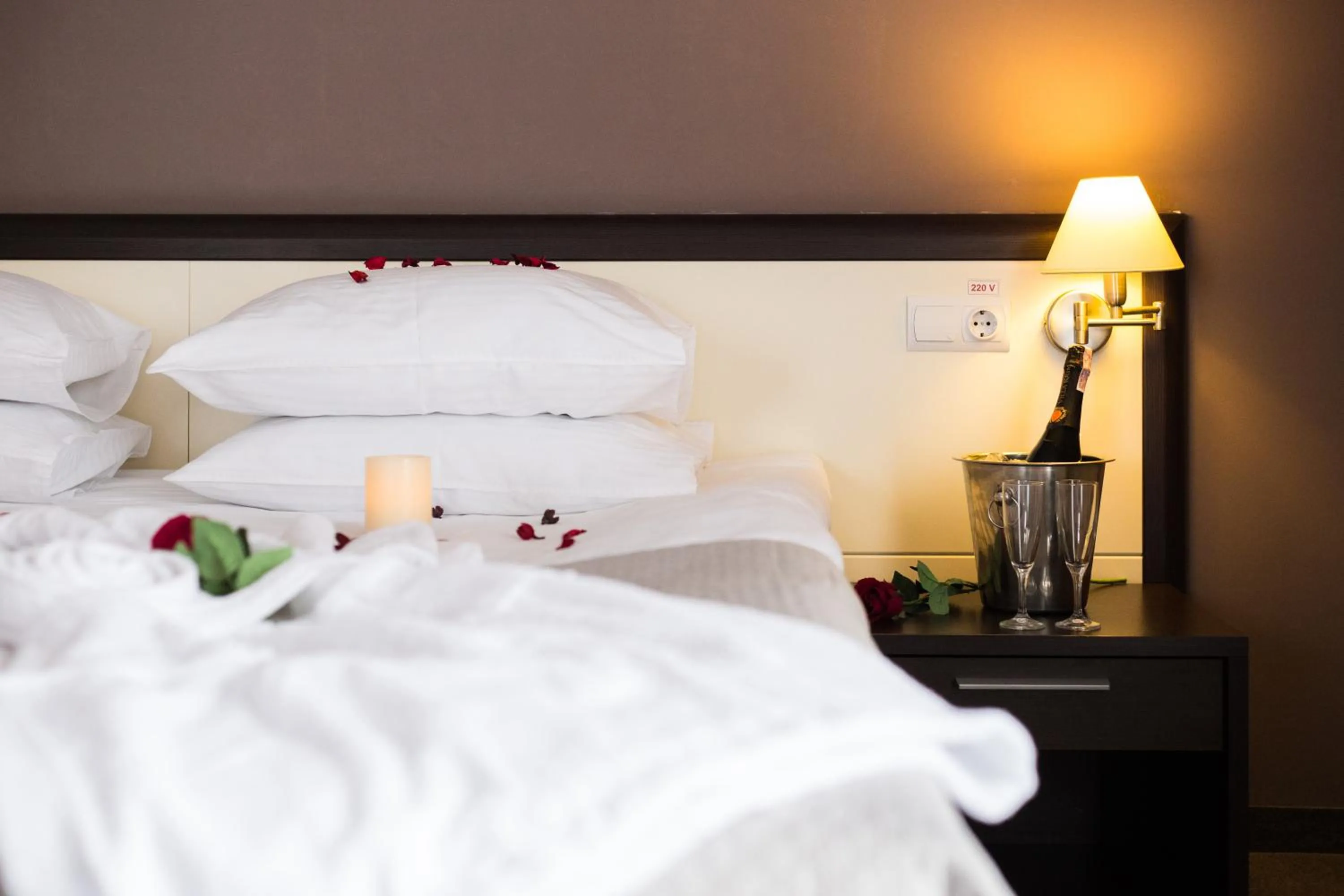 Decorative detail, Bed in Lviv Ramada Hotel