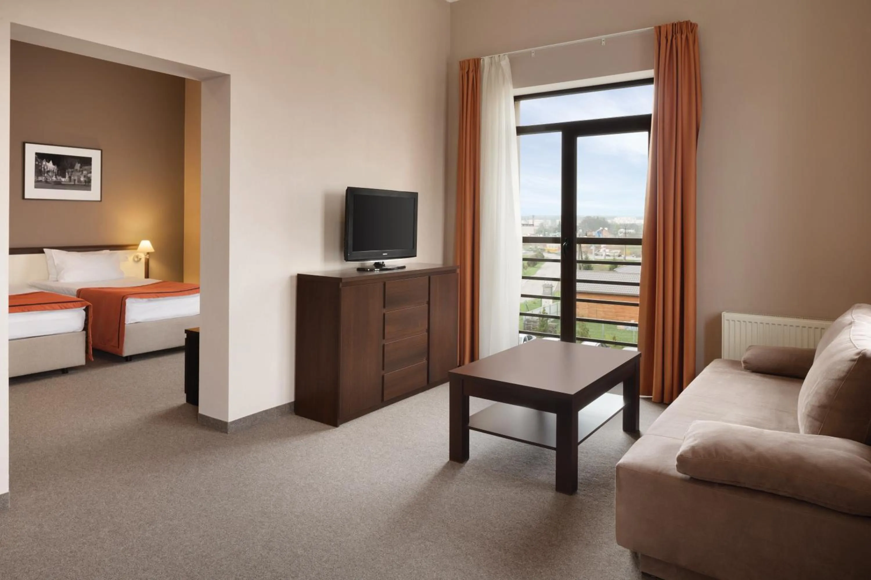 Bed in Lviv Ramada Hotel