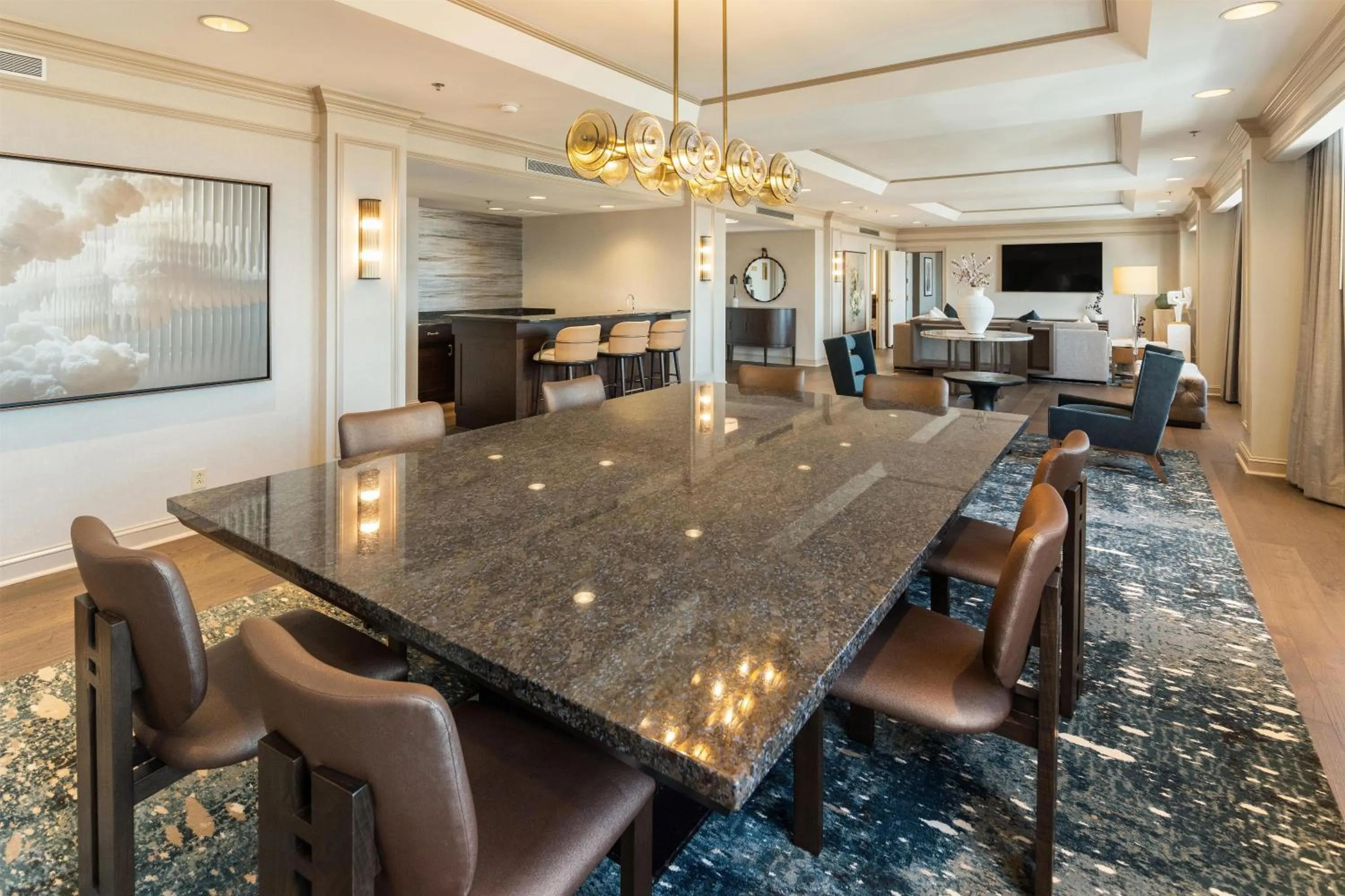 Living room in Hilton Minneapolis