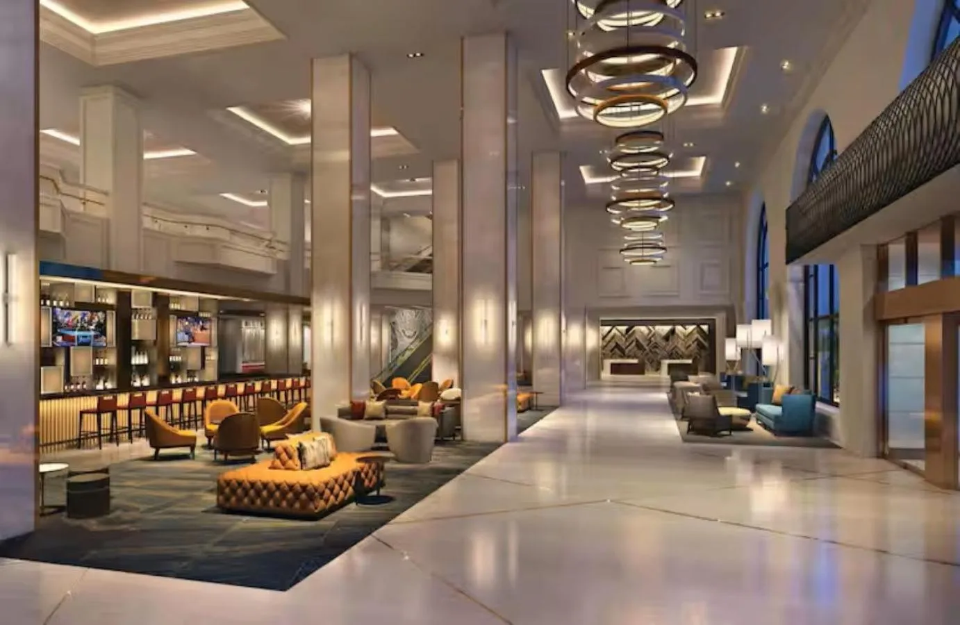 Lobby or reception in Hilton Minneapolis