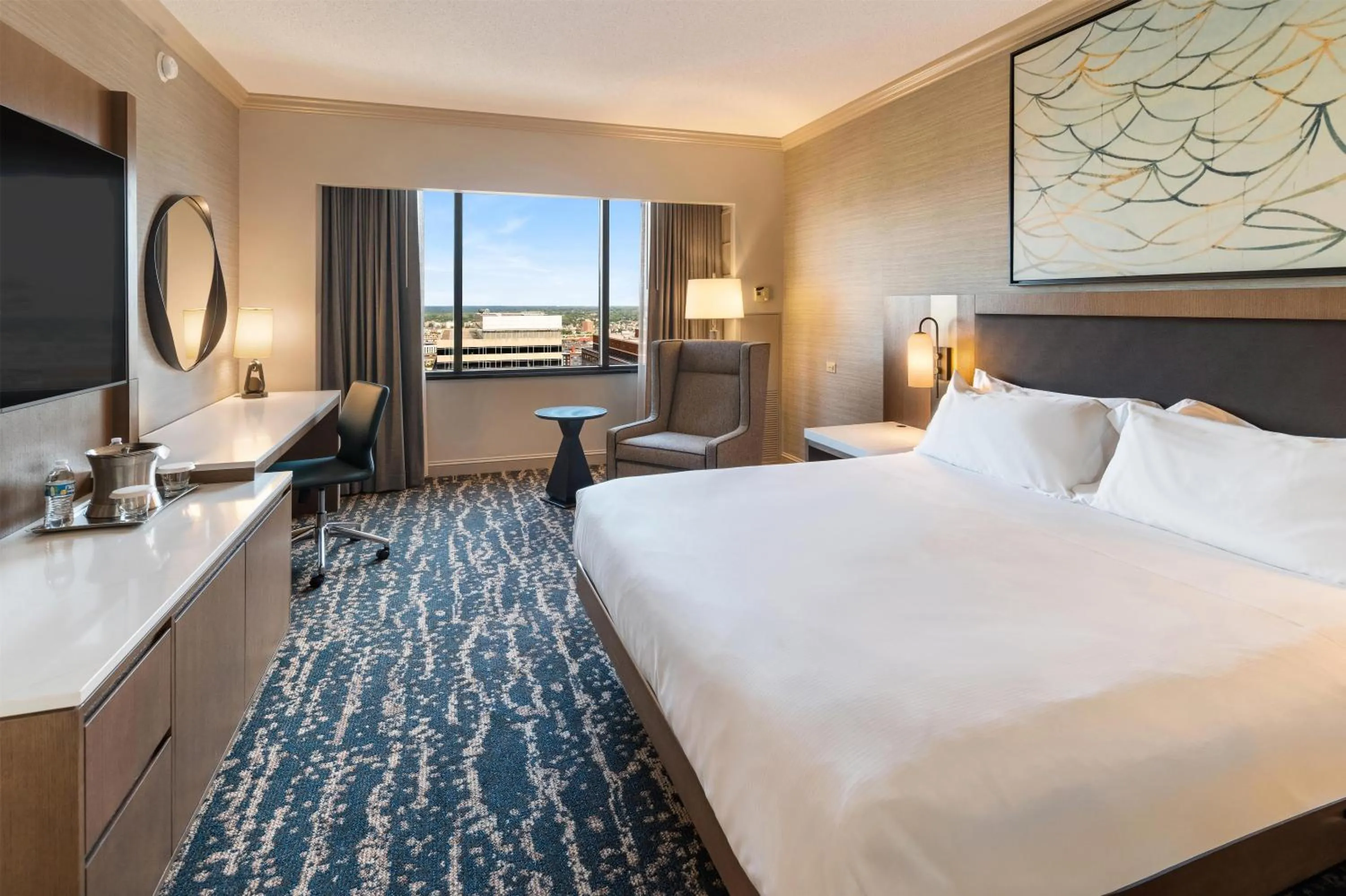 Bed in Hilton Minneapolis